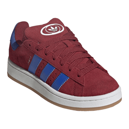 adidas Campus 00s Camp Noble Maroon Hi-Res Blue Cloud White (GS) Side JP7978