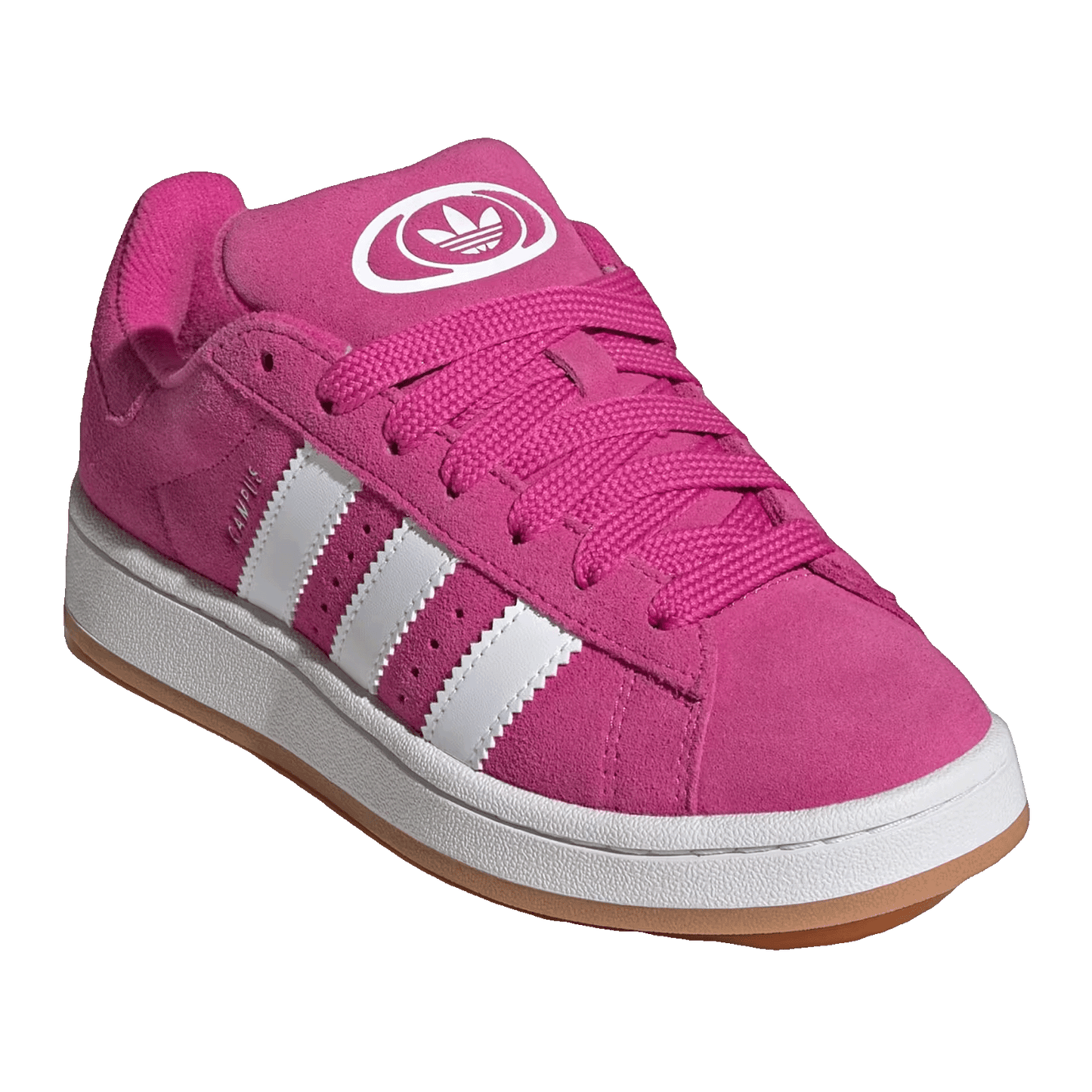 adidas Campus 00s Camp Semi Lucid Fuchsia Cloud White Gum (GS) Side JS3847