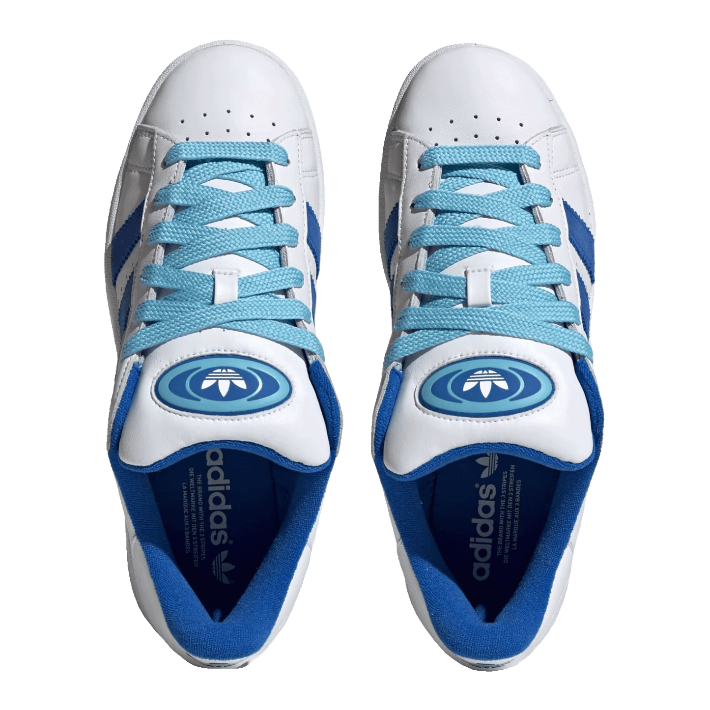 adidas Campus 00s Cloud White Bright Blue Oben