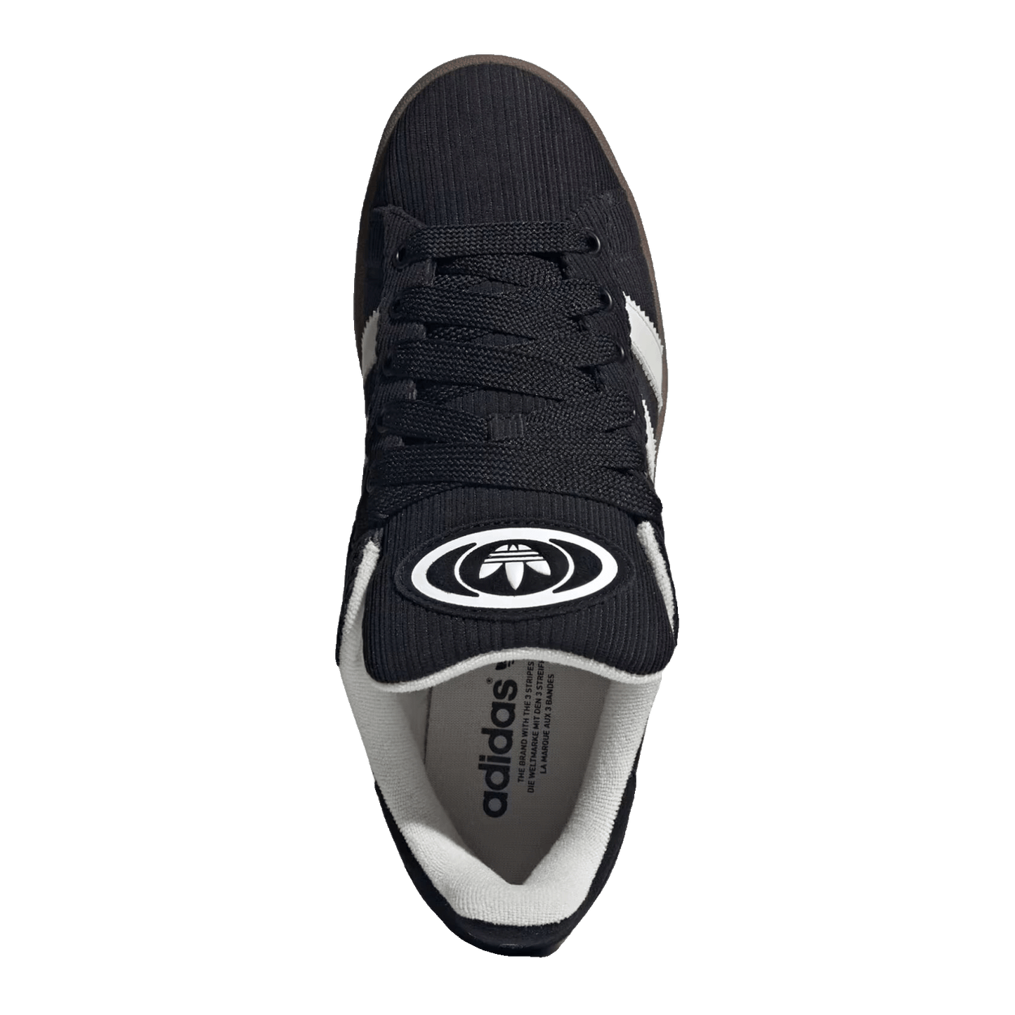 adidas Campus 00s Core Black Crystal White Oben