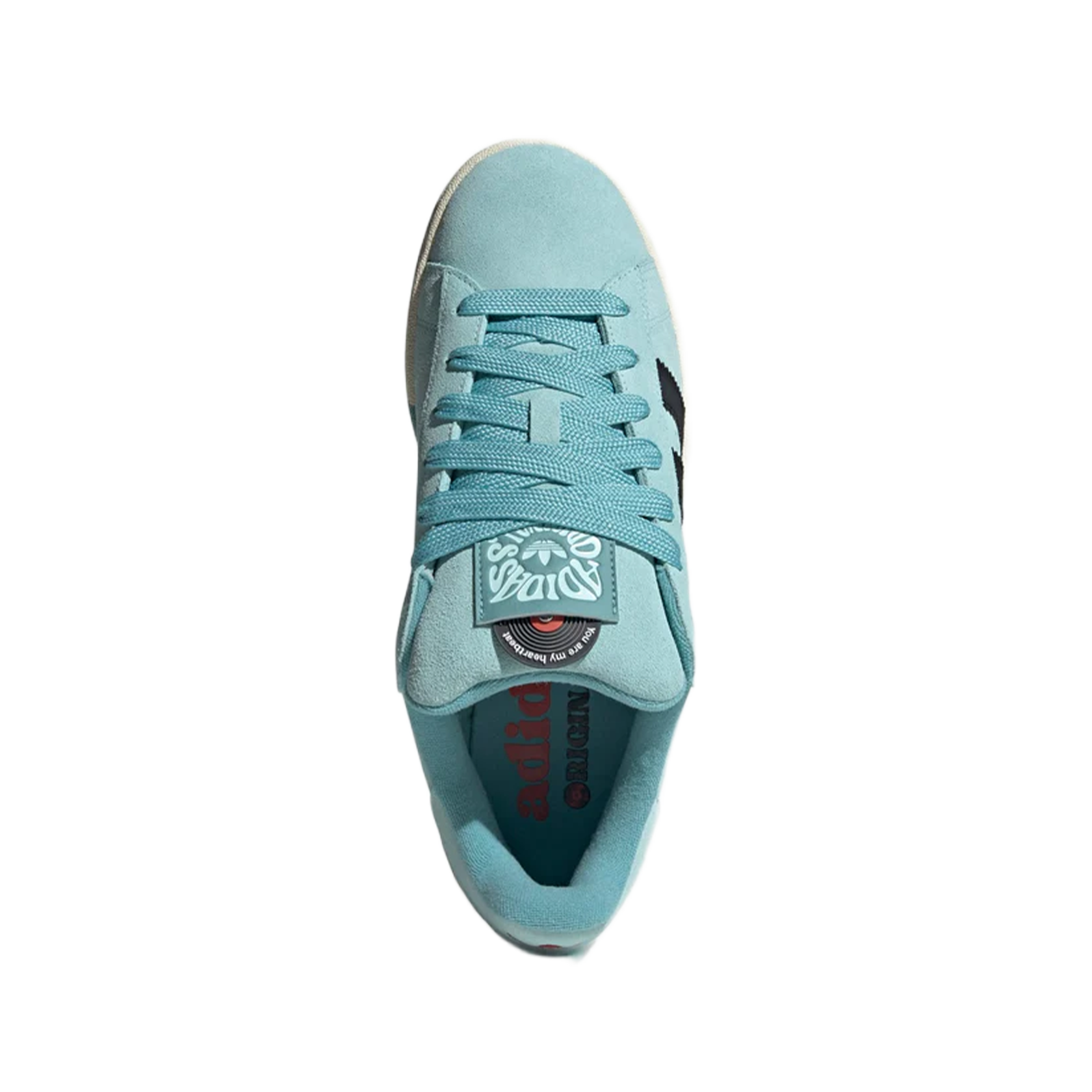 adidas Campus 00s Core Black Semi Flash Aqua Oben ID6248