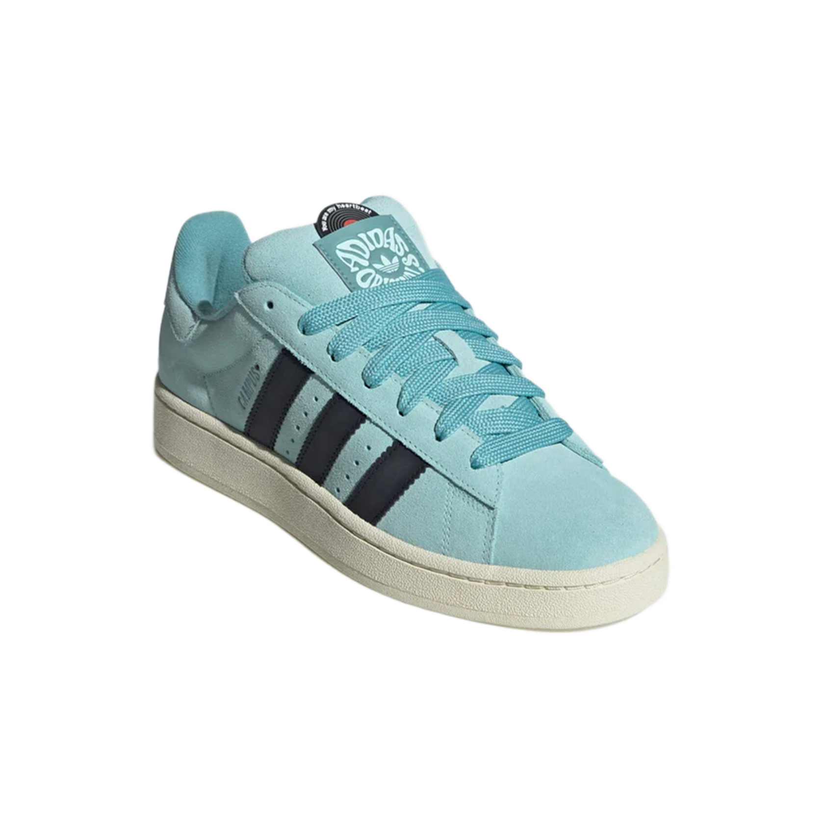 adidas Campus 00s Core Black Semi Flash Aqua Side ID6248