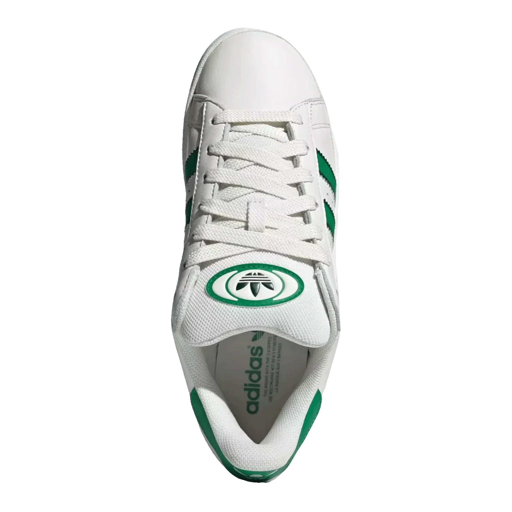 adidas Campus 00s Core White Green Oben