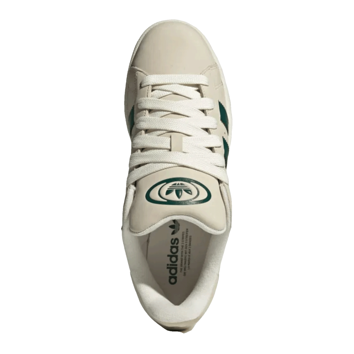 adidas Campus 00s Cream White Collegiate Green Oben