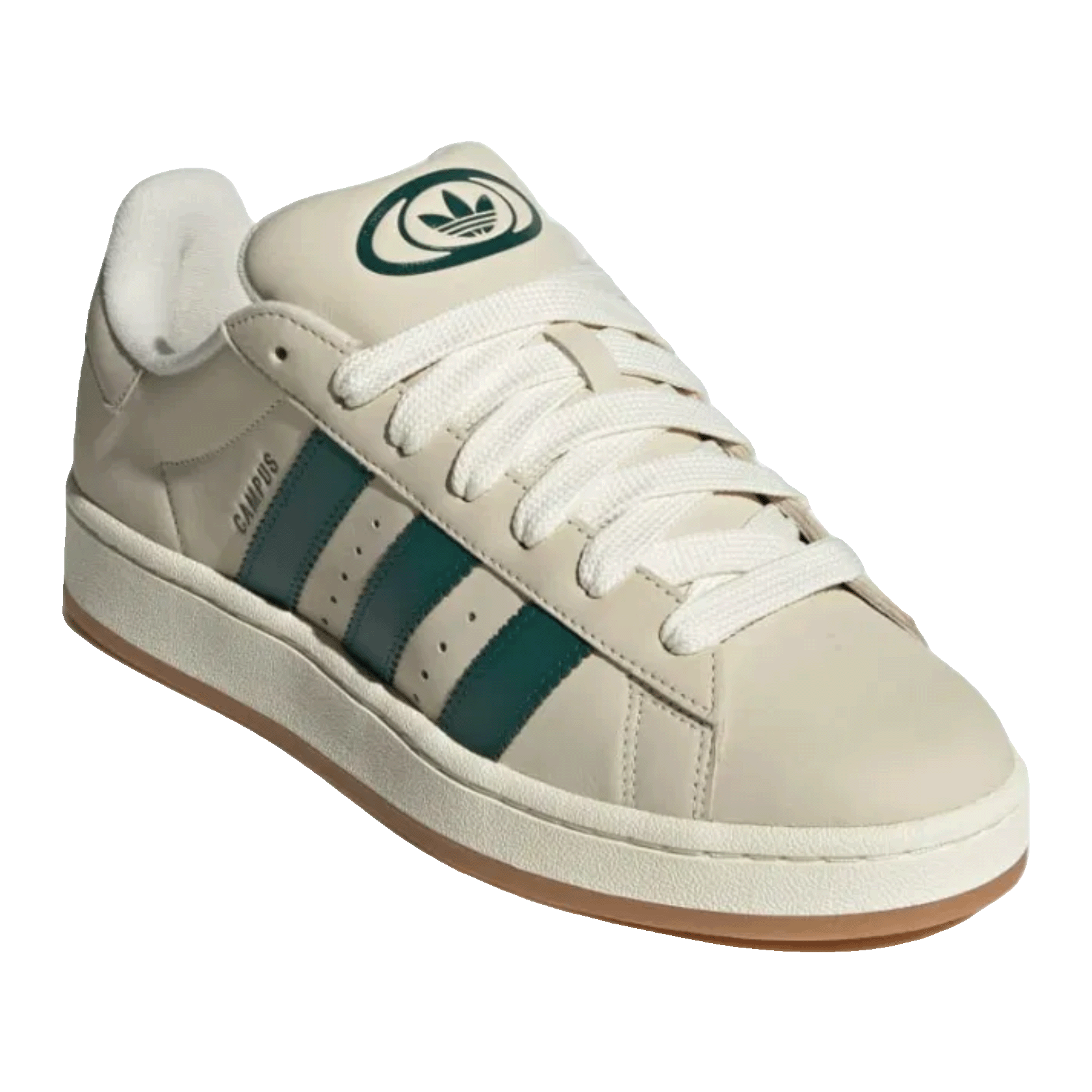 adidas Campus 00s Cream White Collegiate Green Side