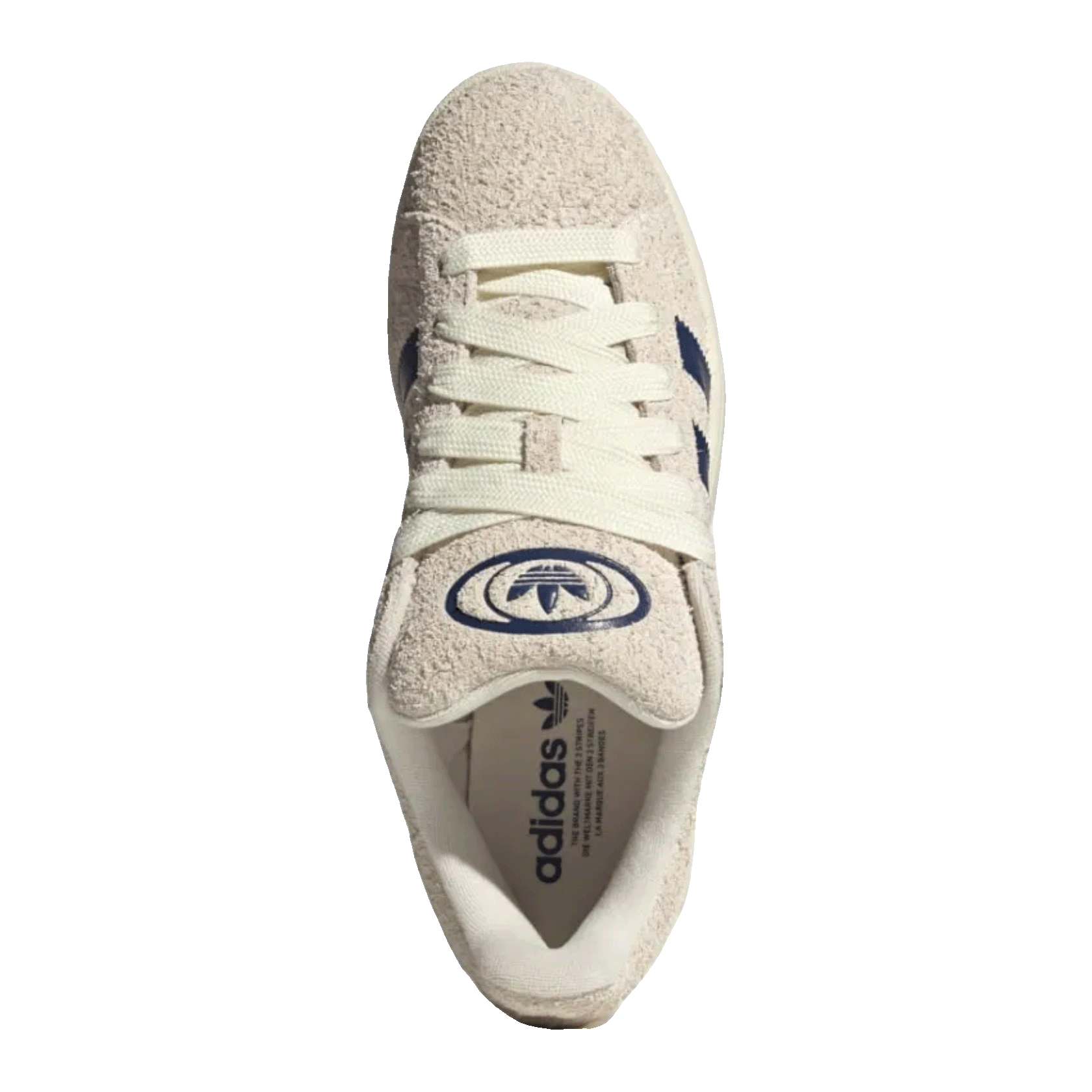 adidas Campus 00s Cream White Dark Blue Oben