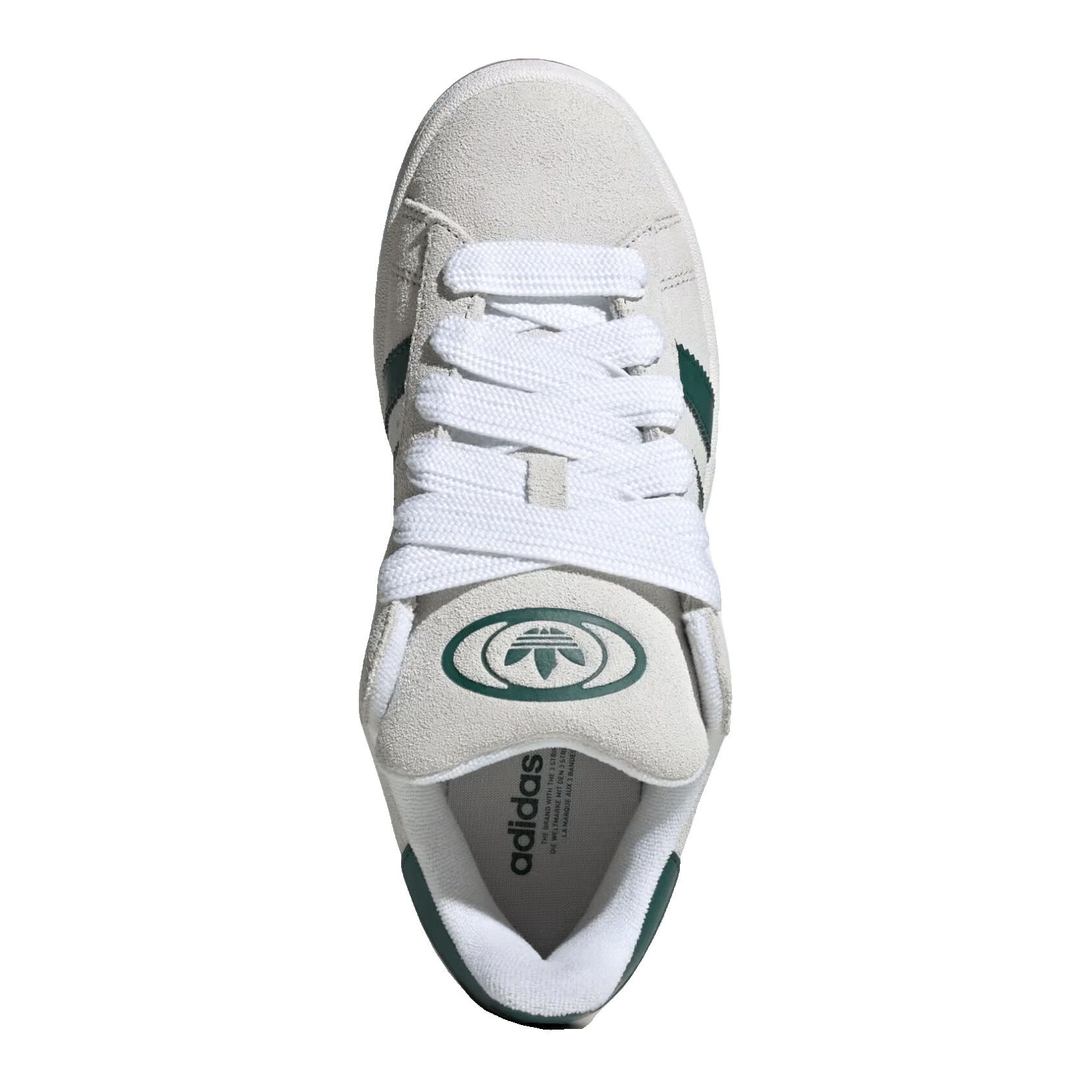adidas Campus 00s Crystal White Collegiate Green (W) Oben