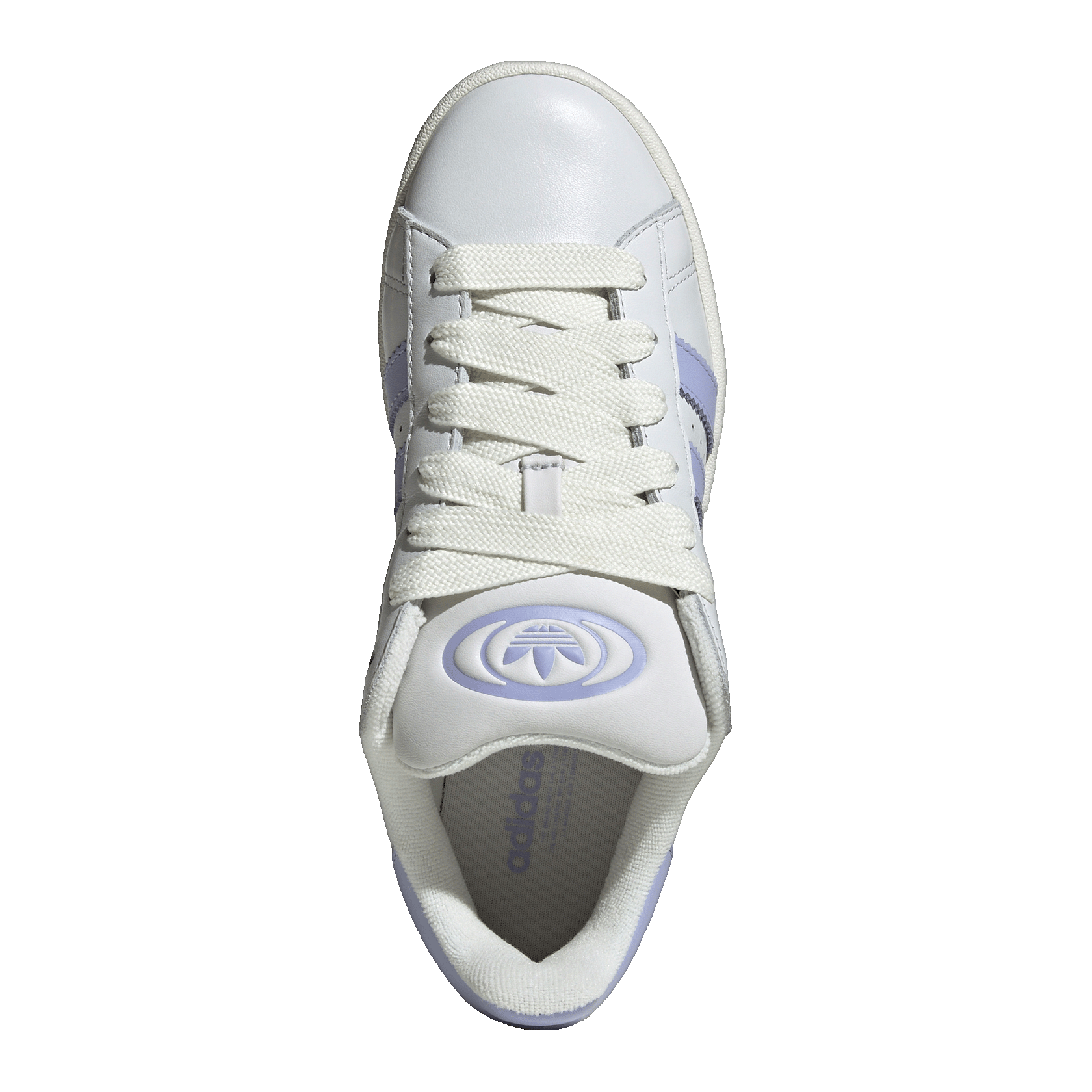adidas Campus 00s Crystal White Violet Tone (W) Oben JQ7768