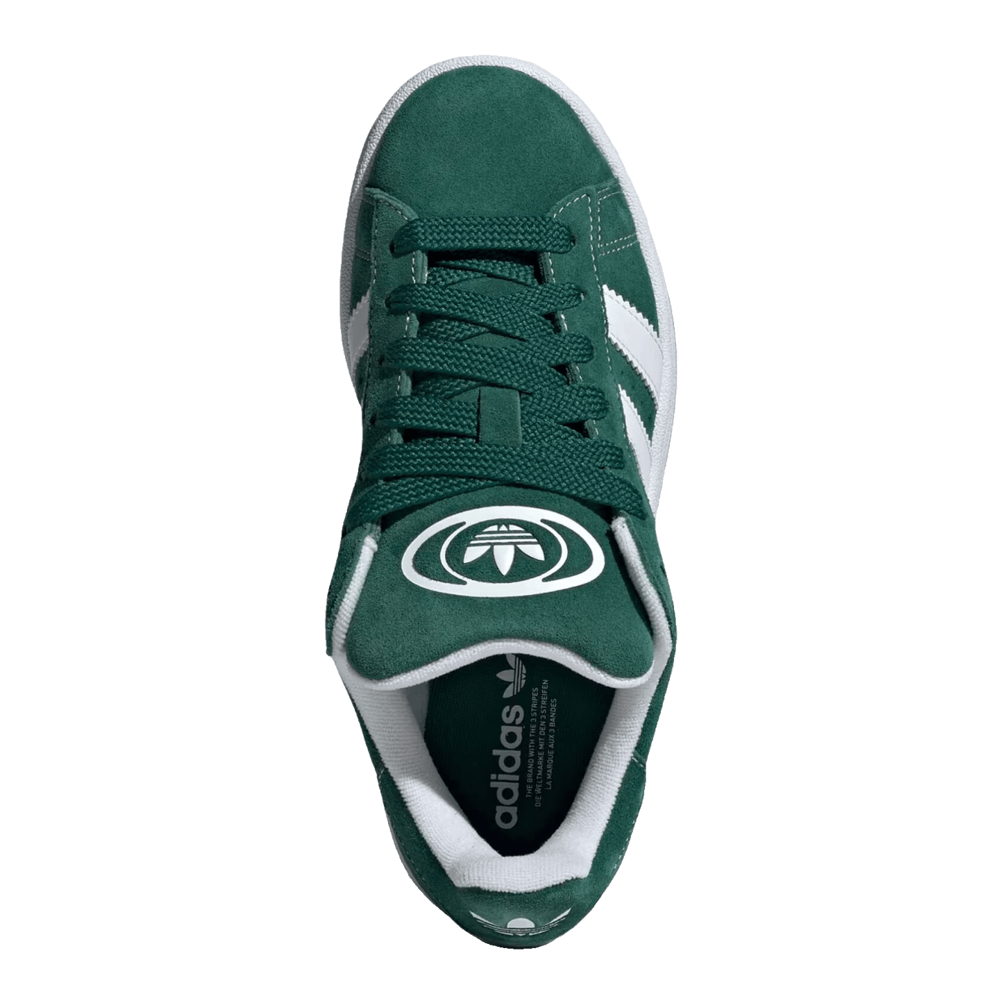 adidas Campus 00s Dark Green White (Kids) Oben