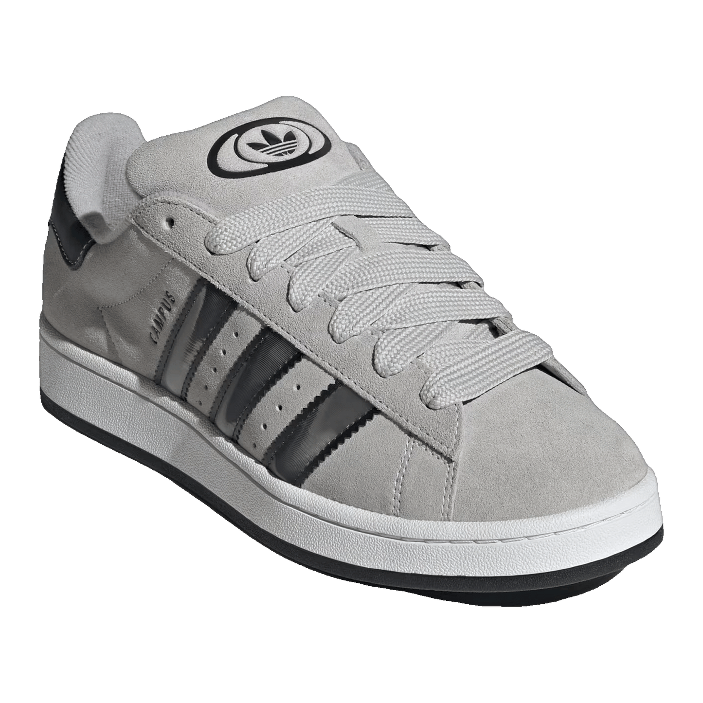 adidas Campus 00s Grey Silver Metallic Black Side JQ3918