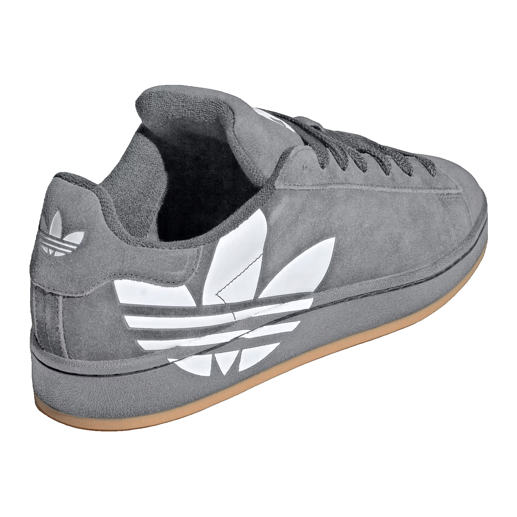 adidas Campus 00s Grey White Gum Oversized Logo Back JQ6340