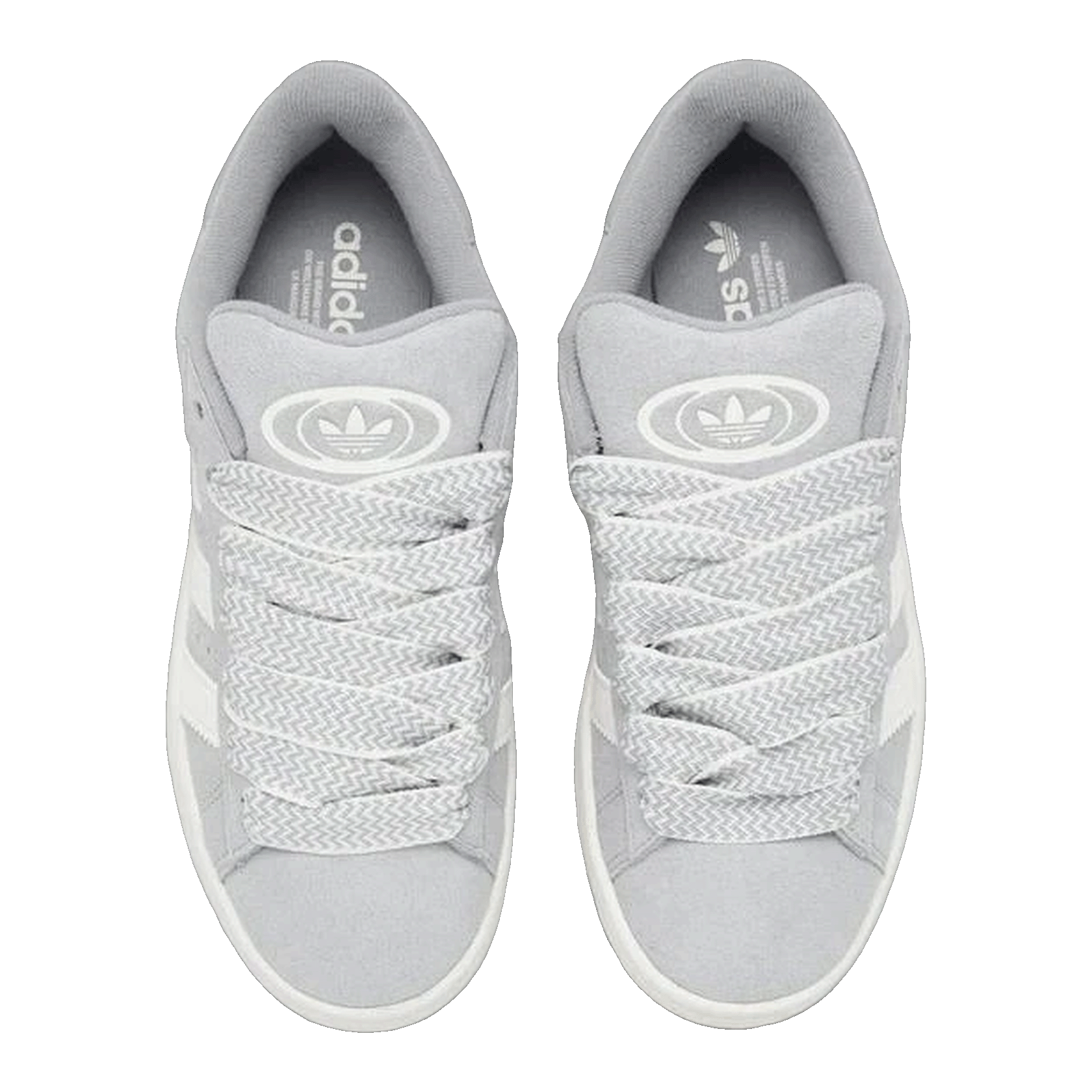 adidas Campus 00s Halo Silver Gum (W) Oben JR3408