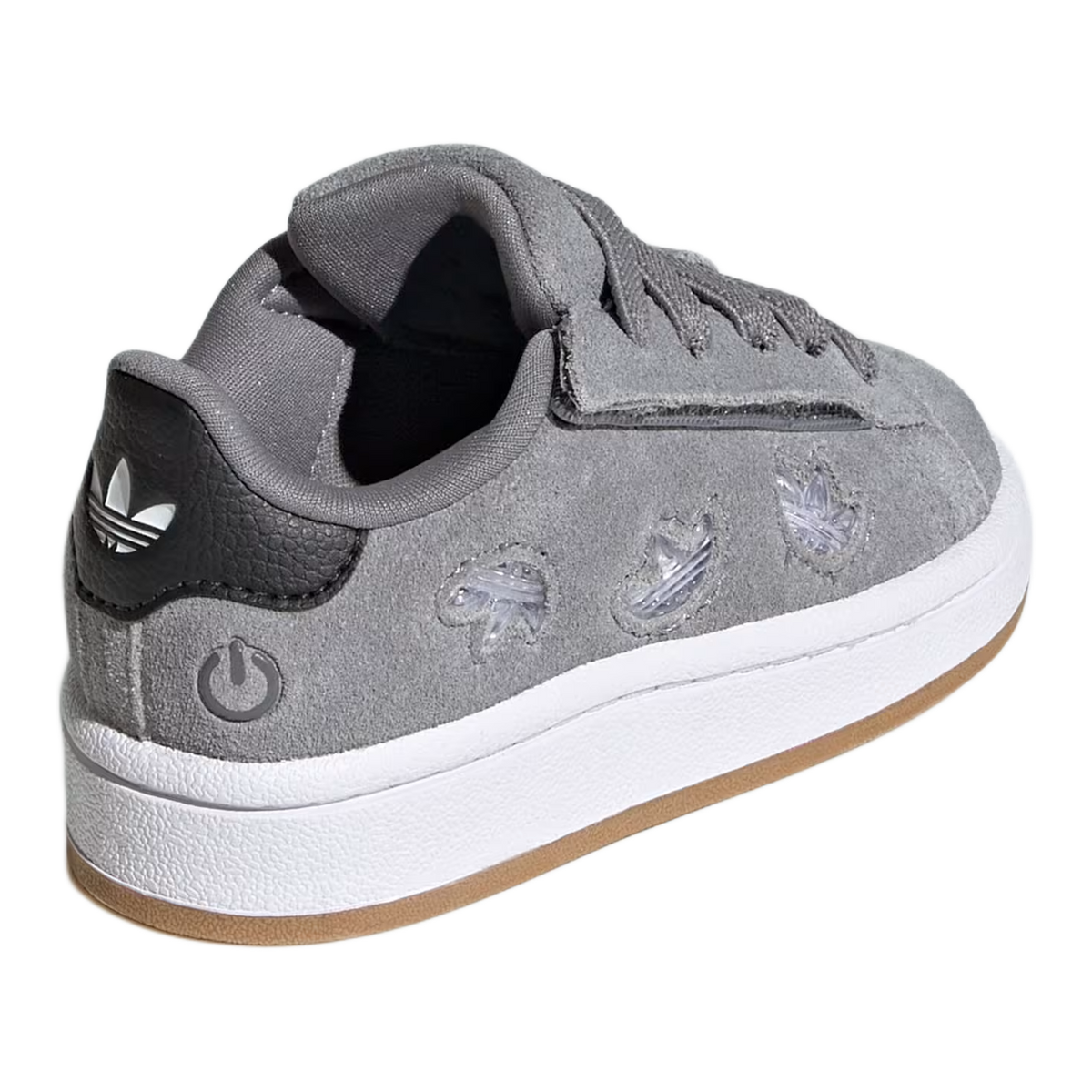 adidas Campus 00s LED Lights Comfort Closure Grey Three Cloud White (TD) Back IH6384