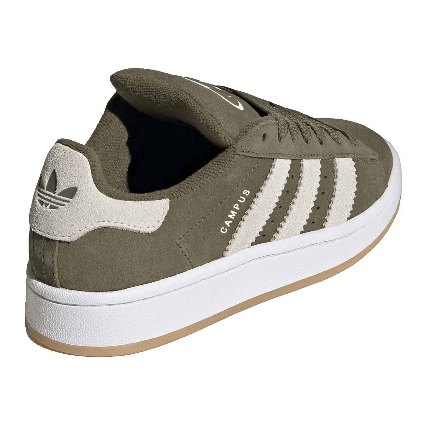 adidas Campus 00s Medium Dark Khaki Off White (GS) Back JR6172