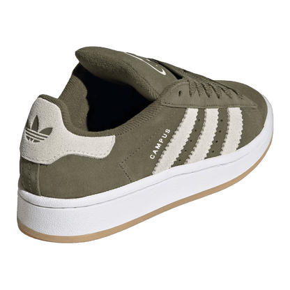 adidas Campus 00s Medium Dark Khaki Off White (GS) Back JR6172