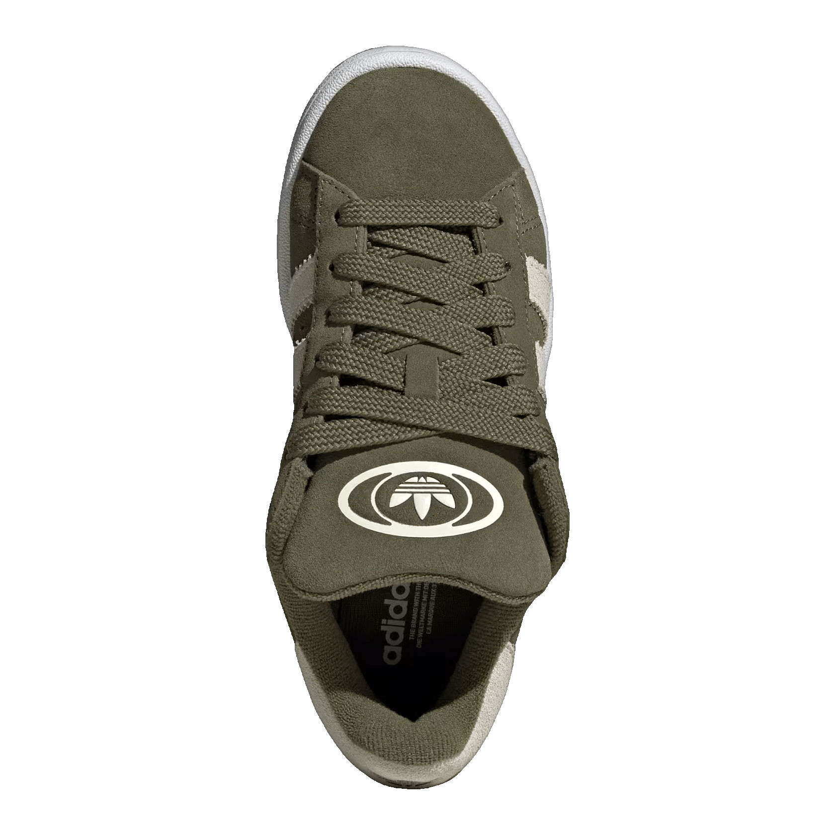 adidas Campus 00s Medium Dark Khaki Off White (GS) Oben JR6172