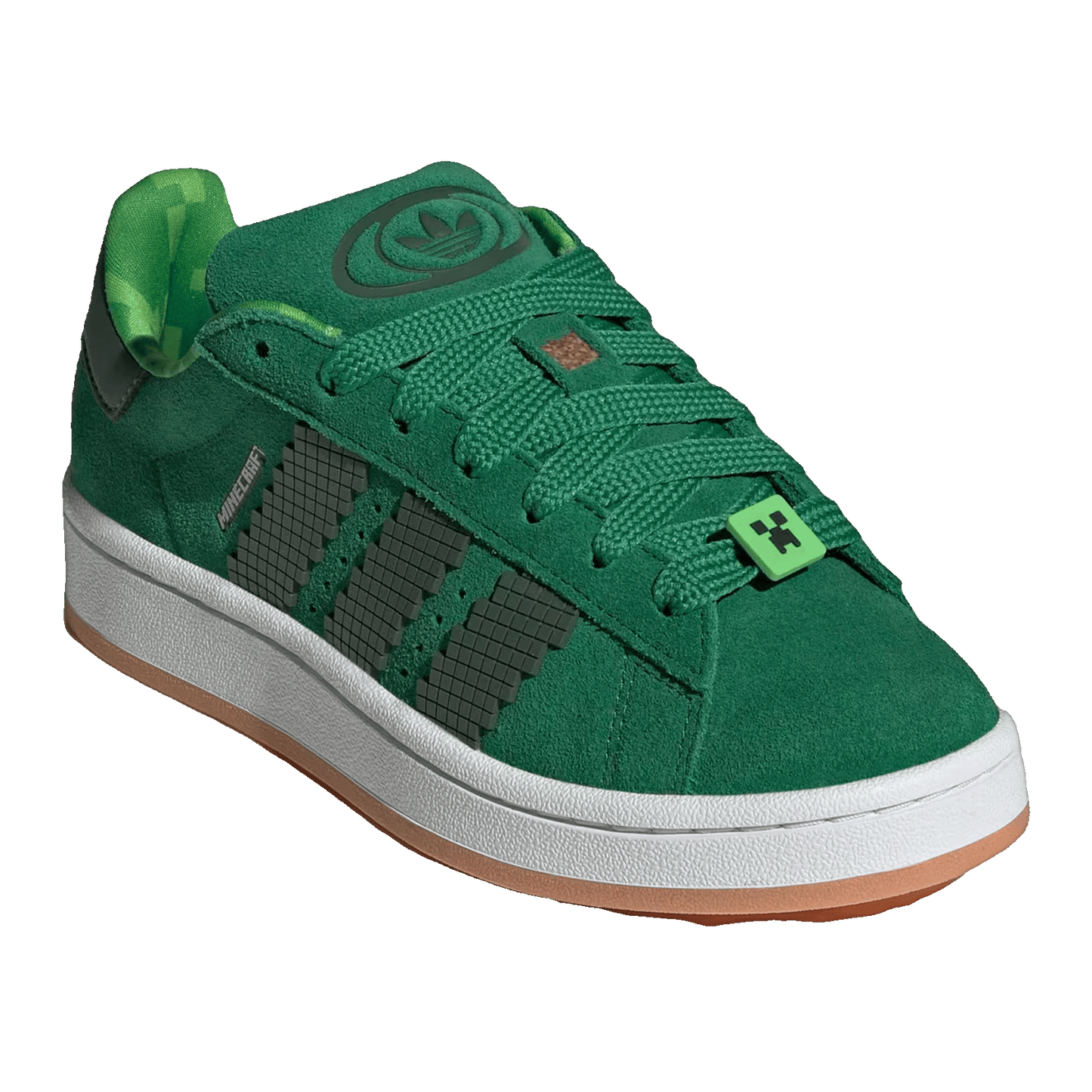 adidas Campus 00s Minecraft Creeper (GS) Side JS3778