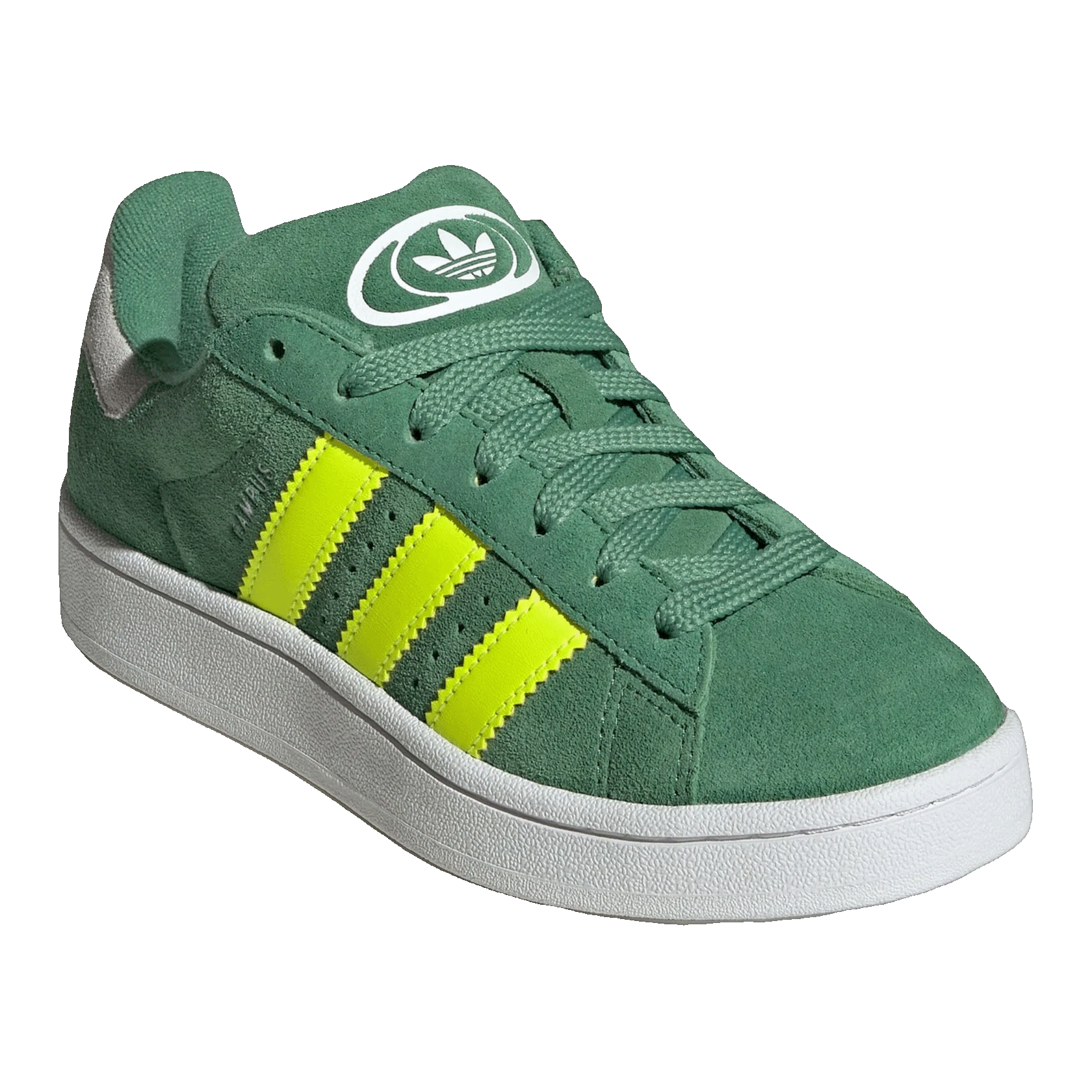 adidas Campus 00s Preloved Green Solar Yellow (Kids) Side IF3967