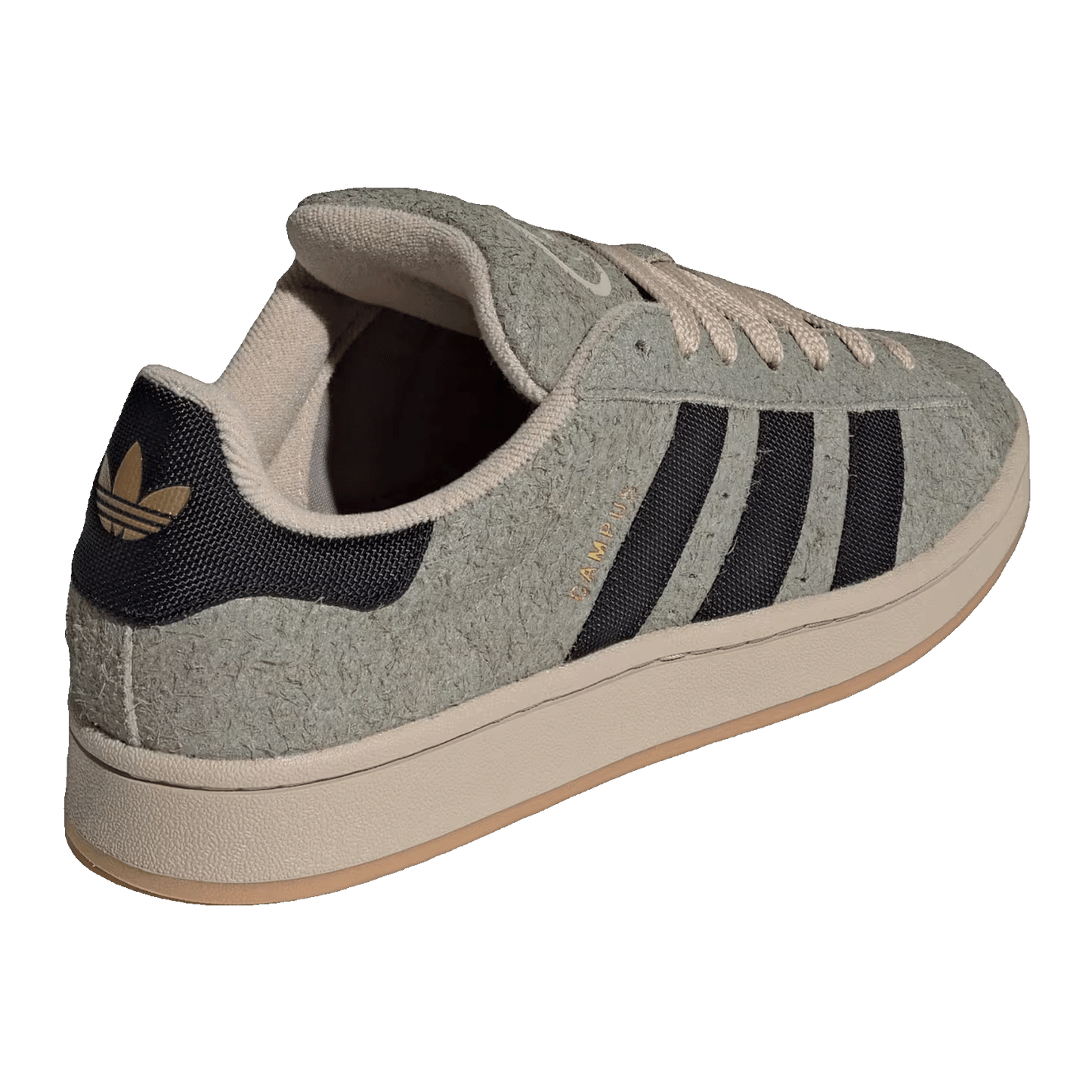 adidas Campus 00s Silver Pebble Black Stone Khaki Back KI0930