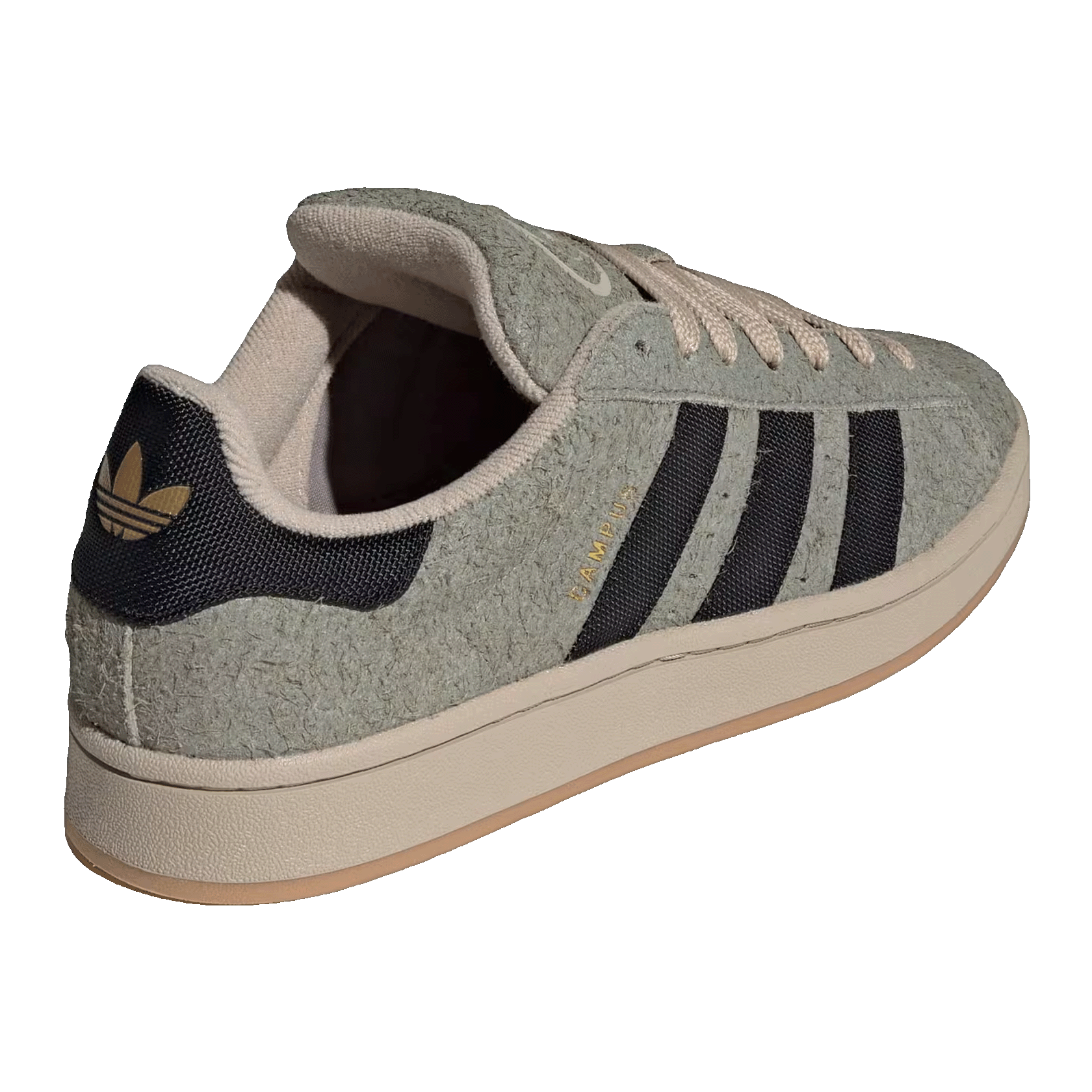 adidas Campus 00s Silver Pebble Black Stone Khaki Back KI0930