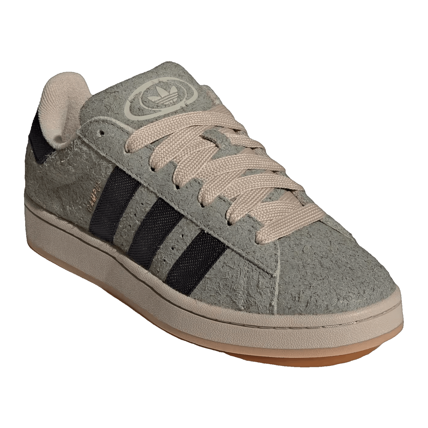 adidas Campus 00s Silver Pebble Black Stone Khaki Side KI0930
