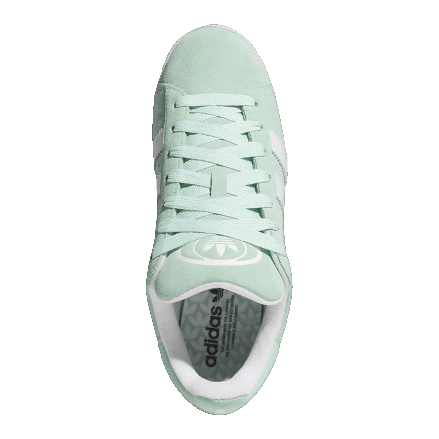 adidas Campus 00s Spikeless Golf Clear Mint White Gum Oben JQ6805