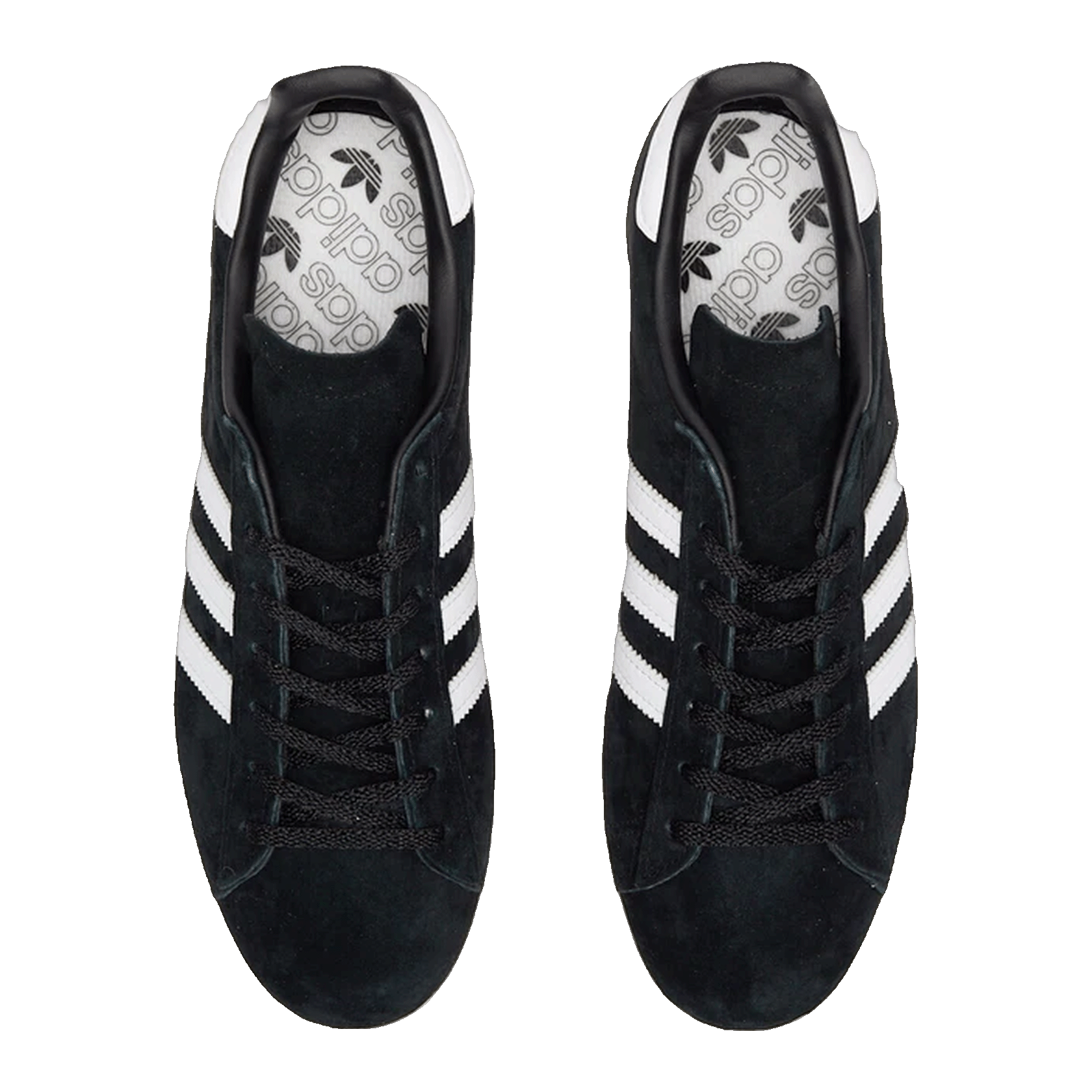 adidas Campus 80s Black White Oben