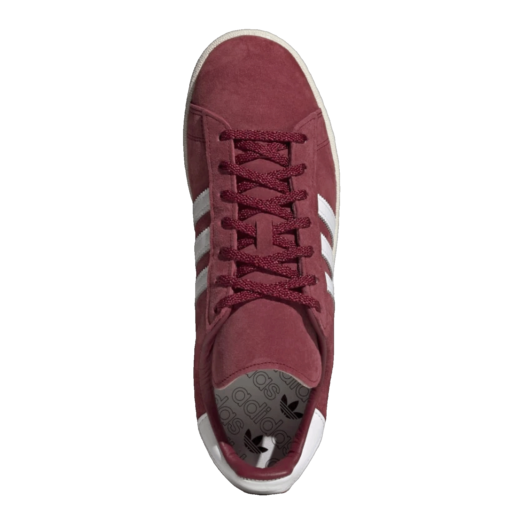 adidas Campus 80s Collegiate Burgundy Cloud White Oben FZ6152