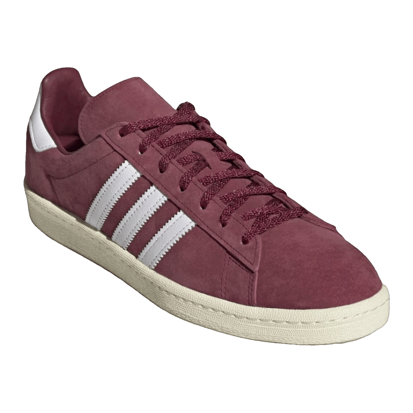 adidas Campus 80s Collegiate Burgundy Cloud White Side FZ6152