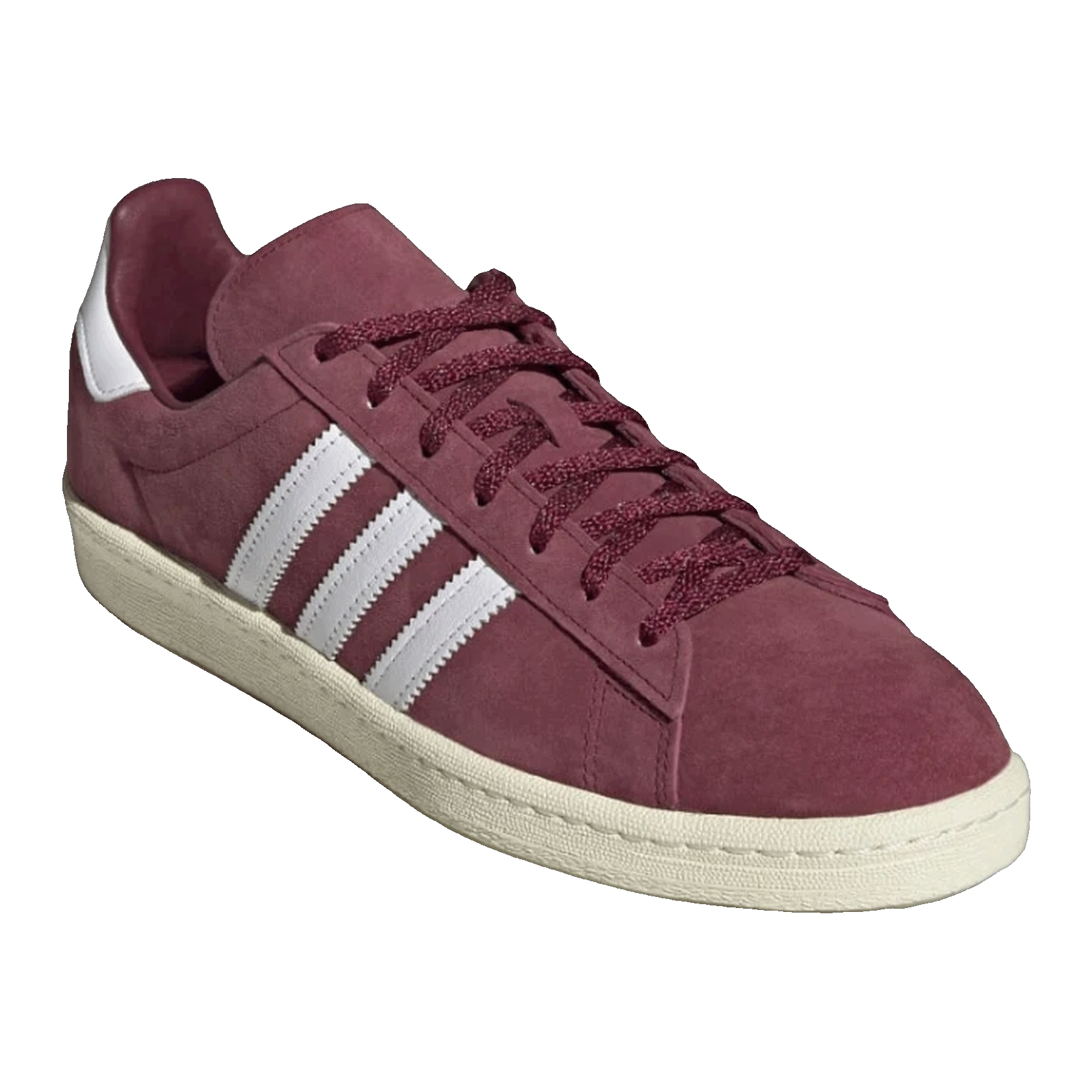 adidas Campus 80s Collegiate Burgundy Cloud White Side FZ6152