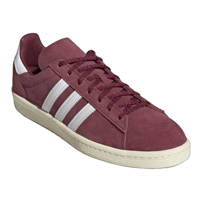 adidas Campus 80s Collegiate Burgundy Cloud White Side FZ6152