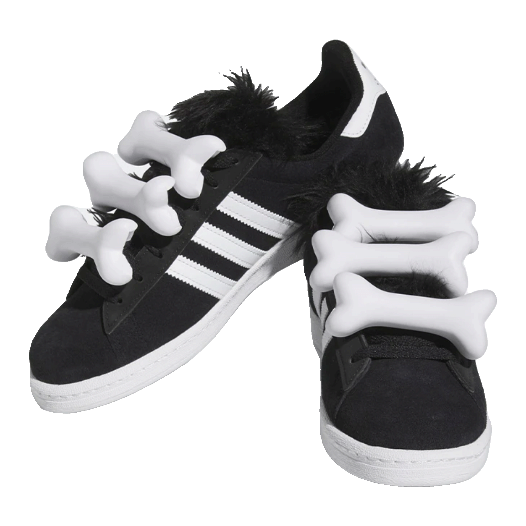 adidas Campus 80s Jeremy Scott Bones Black Side
