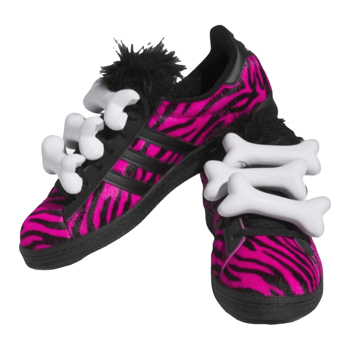 adidas Campus 80s Jeremy Scott Bones Pink Side