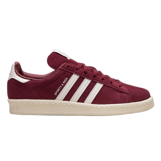 adidas Campus 80s Sporty & Rich Merlot Cream HQ6074