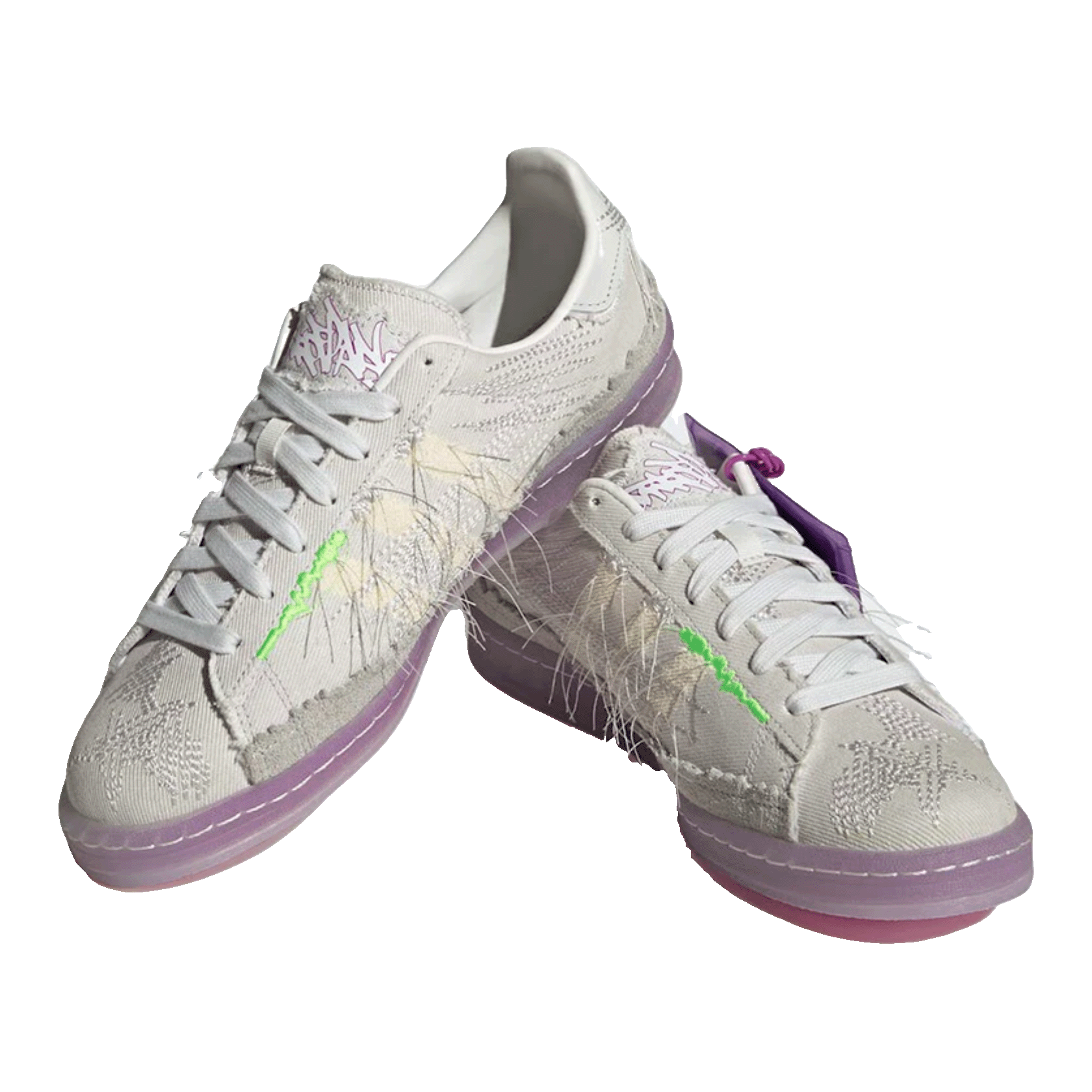 adidas Campus 80s Youth of Paris Crystal White Side