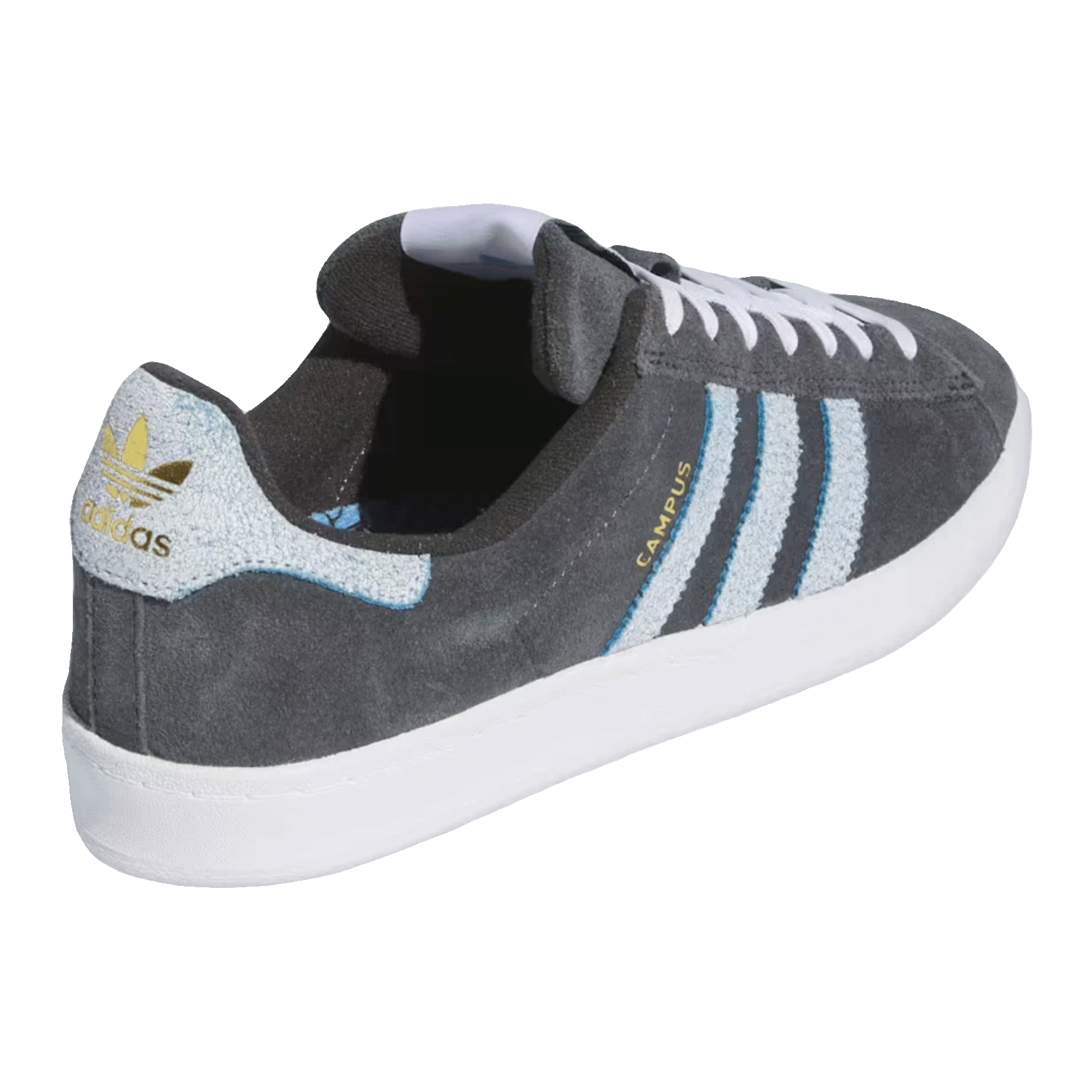 adidas Campus ADV Henry Jones Carbon Cloud White Light Blue Back