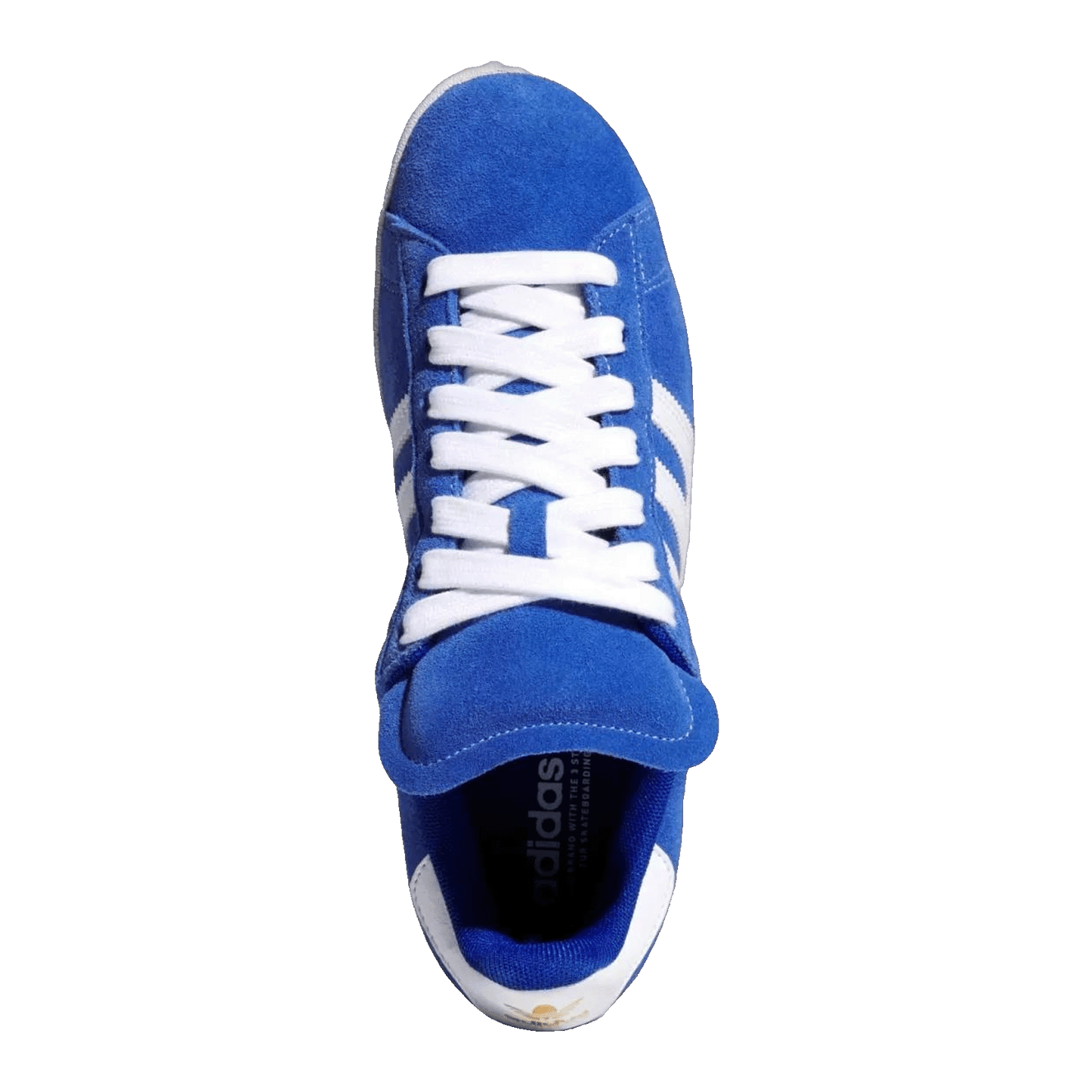 adidas Campus ADV Royal Blue Cloud White Gold Metallic Oben JP8204