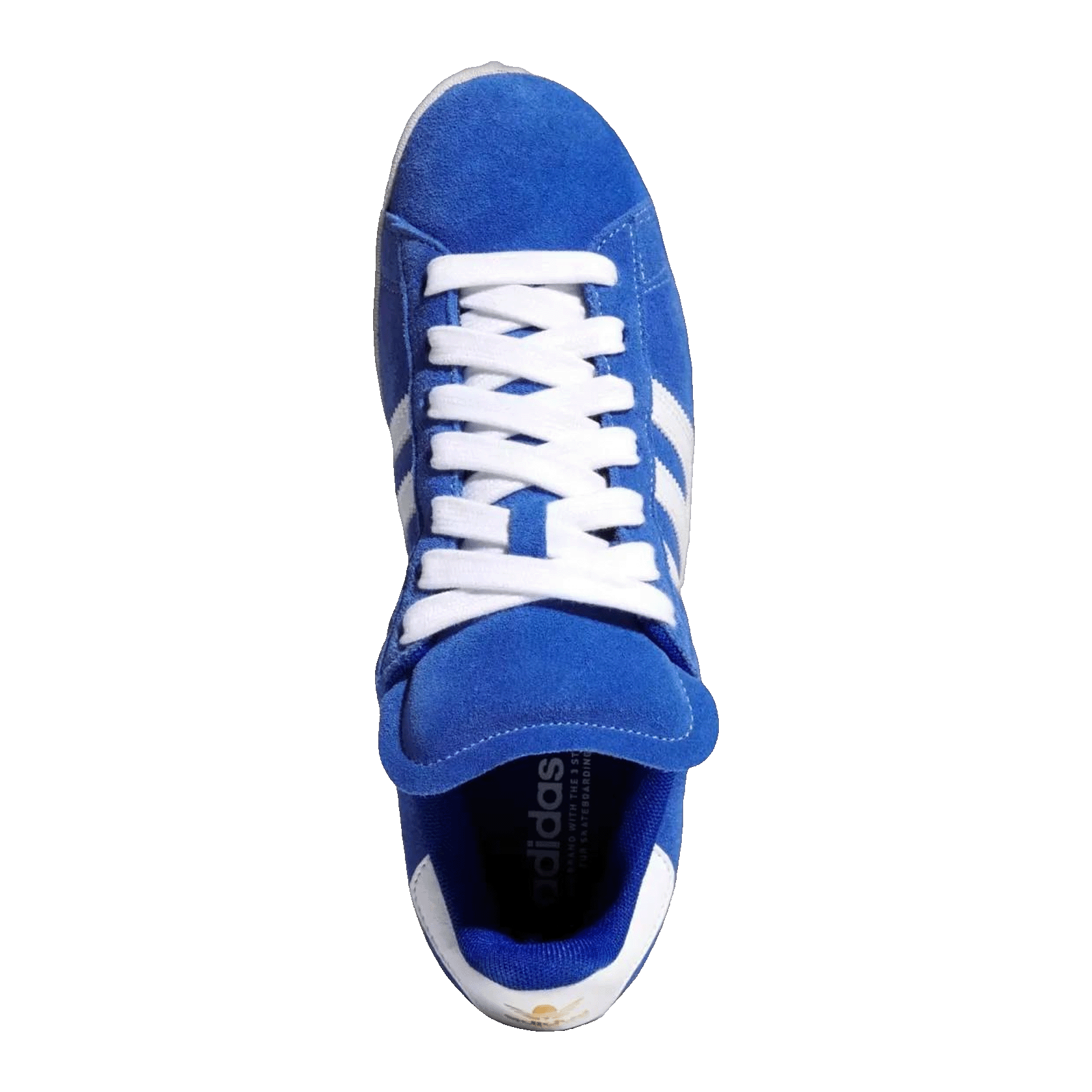 adidas Campus ADV Royal Blue Cloud White Gold Metallic Oben JP8204