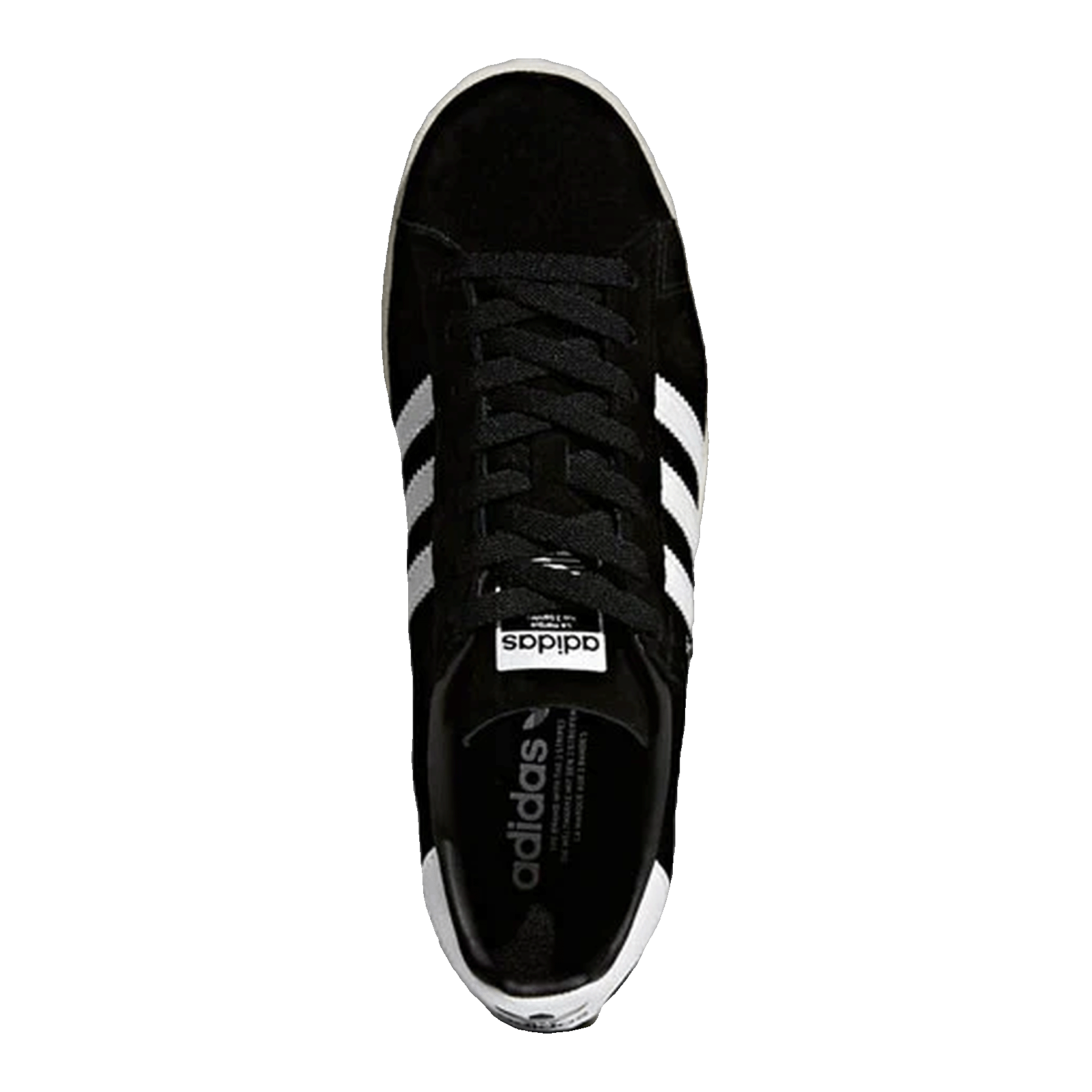 adidas Campus Black White Oben BZ0084