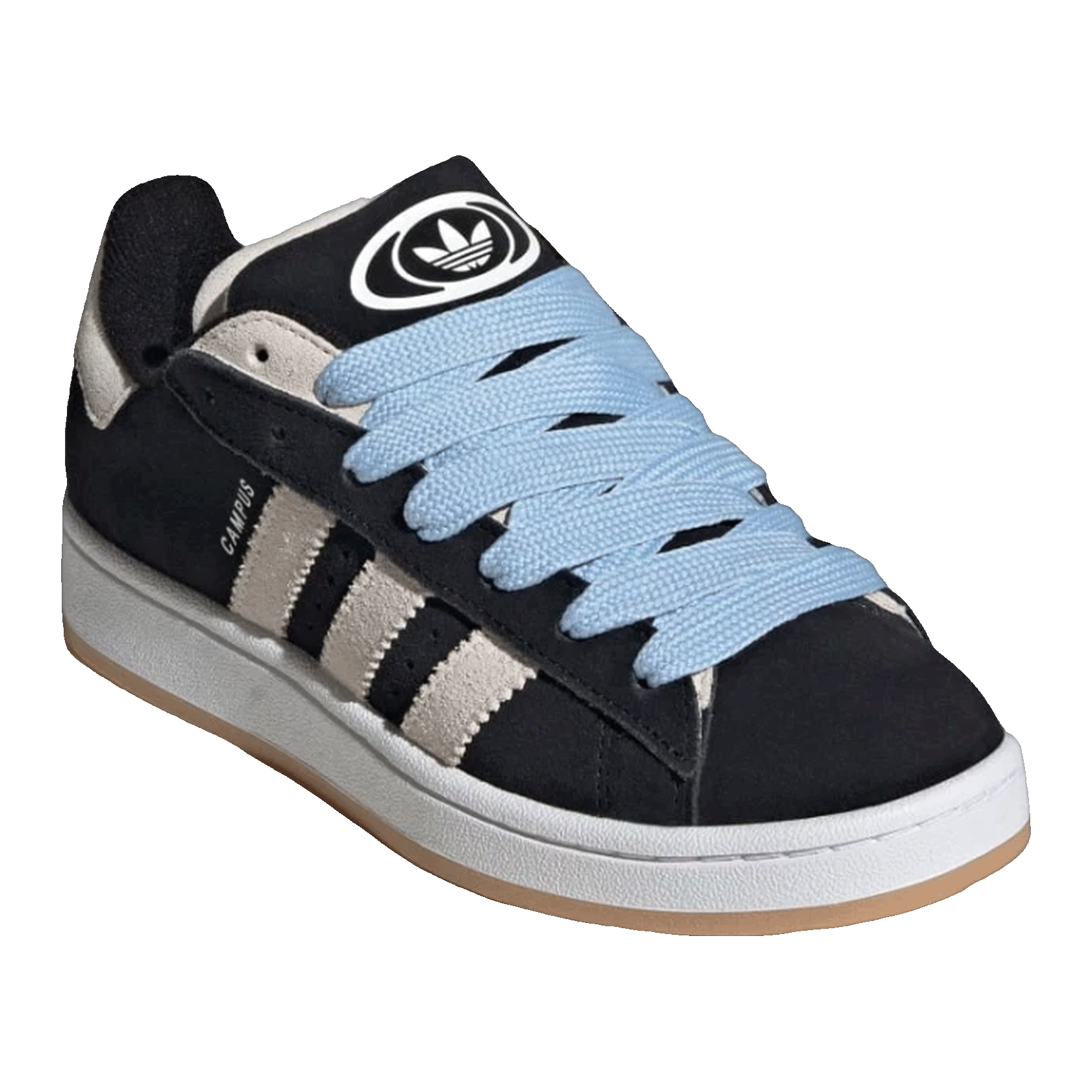 adidas Campus Double 00s Black Off White Gum (W) Side JQ5747
