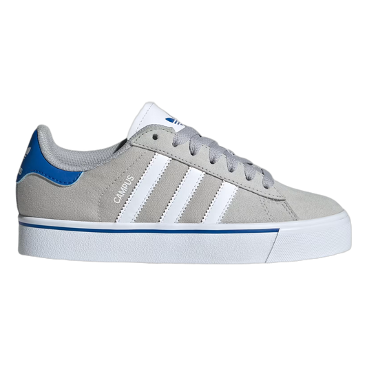 adidas Campus Vulc Grey White Blue (GS) IH8039