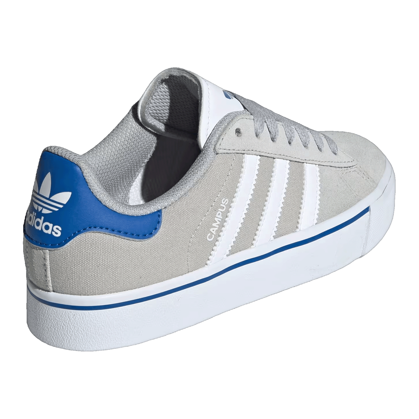 adidas Campus Vulc Grey White Blue (GS) Back IH8039
