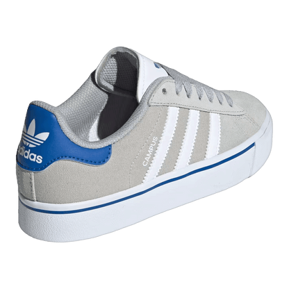 adidas Campus Vulc Grey White Blue (GS) Back IH8039