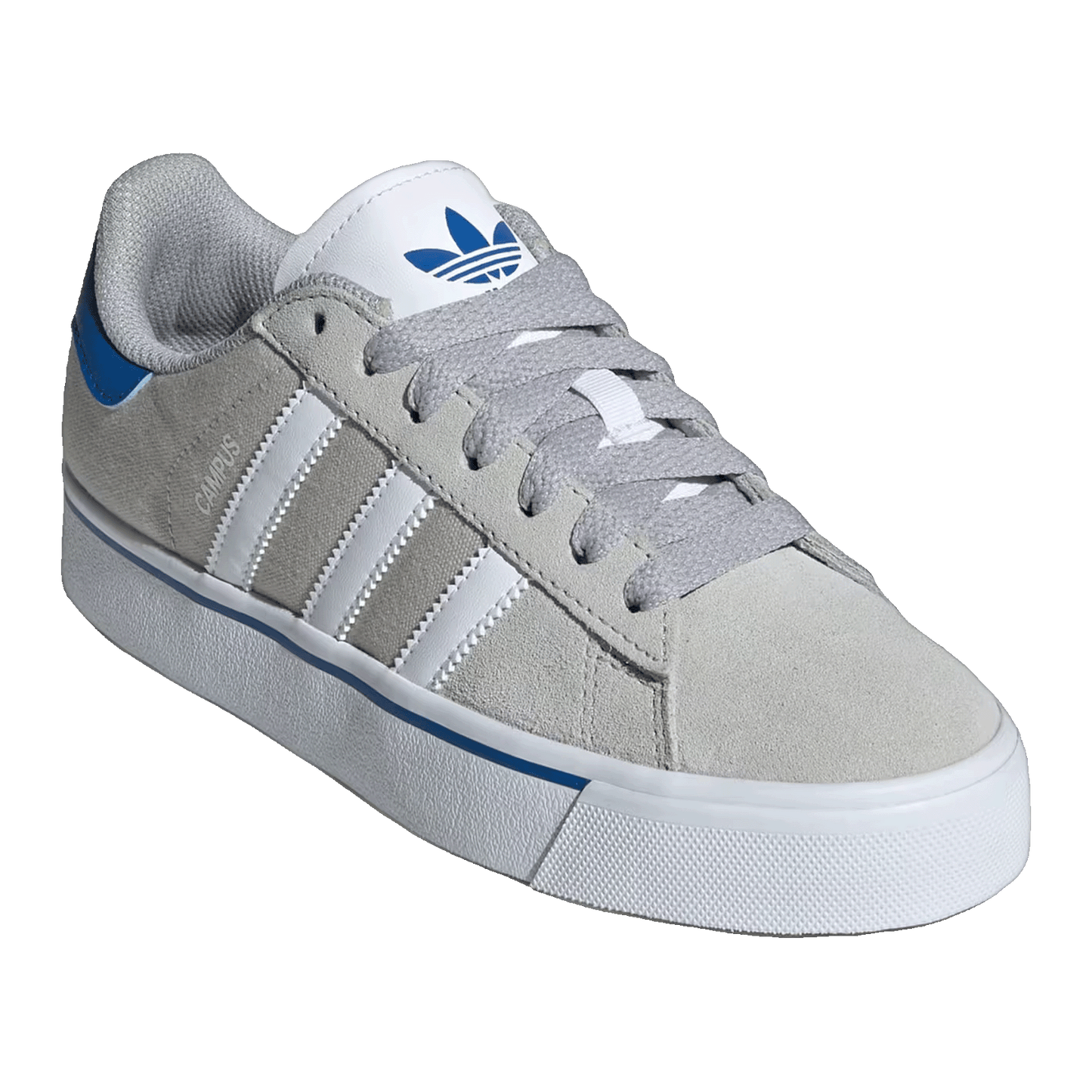 adidas Campus Vulc Grey White Blue (GS) Side IH8039