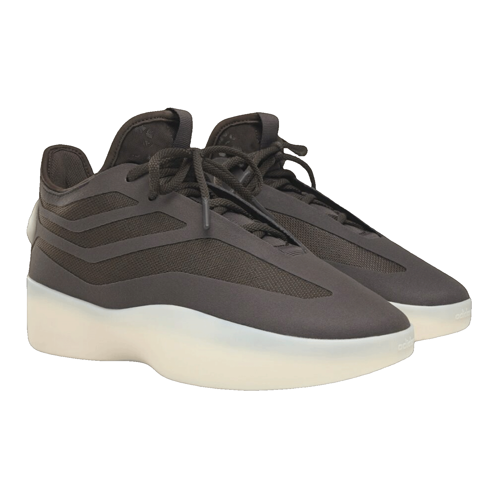 adidas Fear of God Athletics II Basketball Low Night Brown Side JS0977
