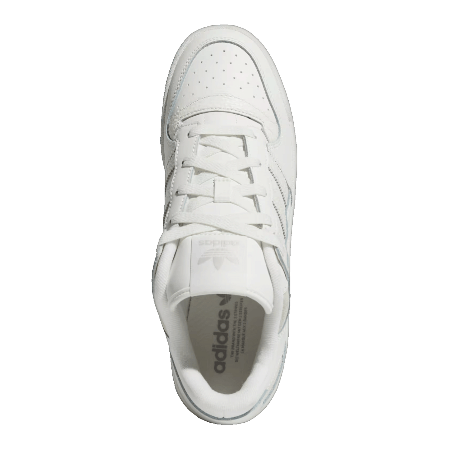 adidas Forum Low CL Core White Cloud White Grey Oben IH7828