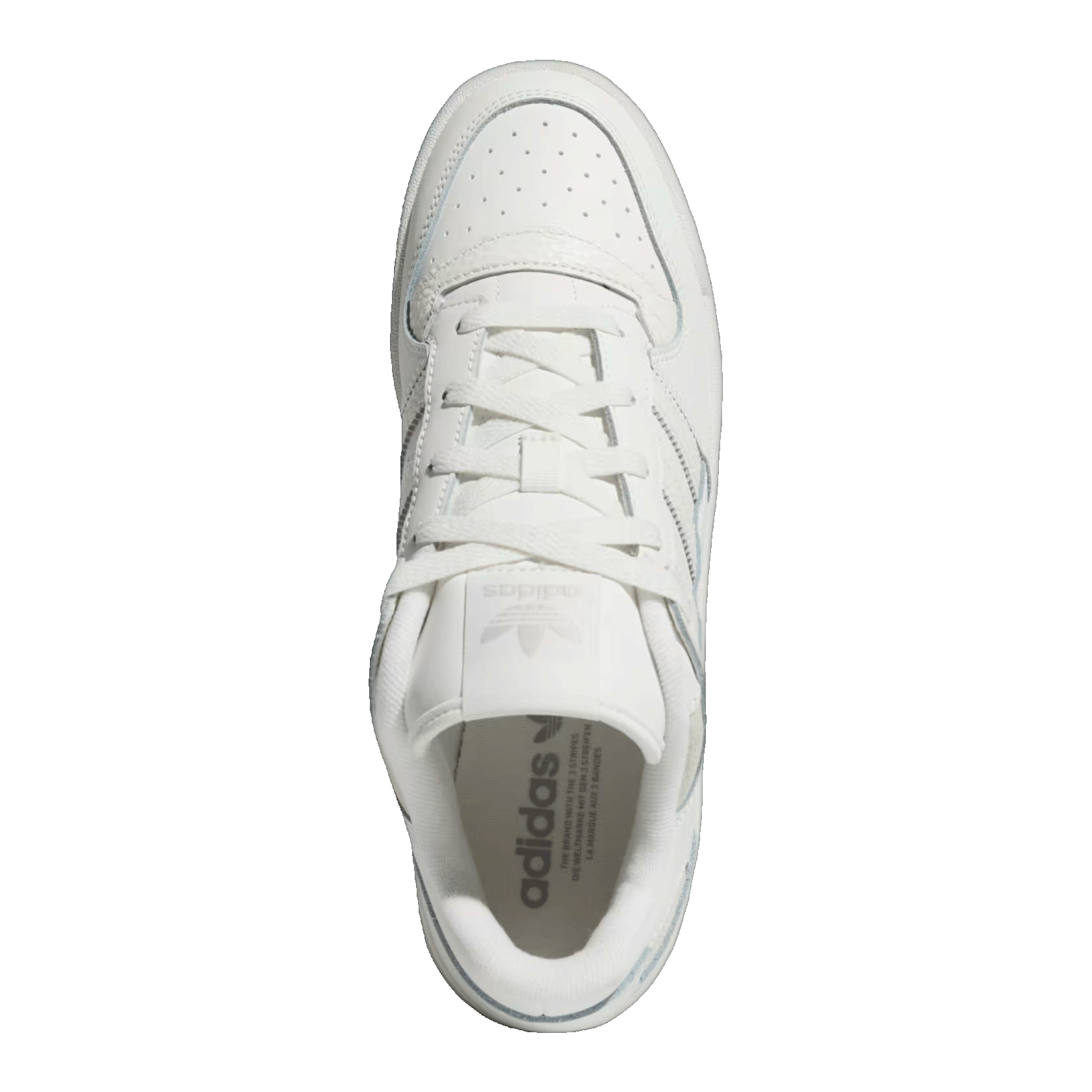 adidas Forum Low CL Core White Cloud White Grey Oben IH7828
