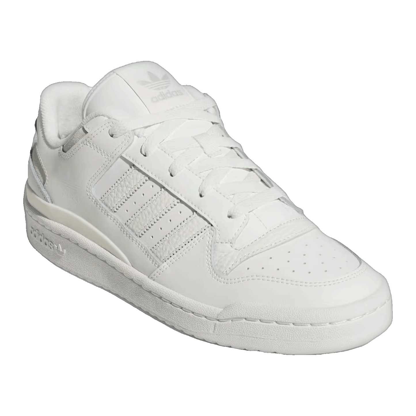 adidas Forum Low CL Core White Cloud White Grey Side IH7828