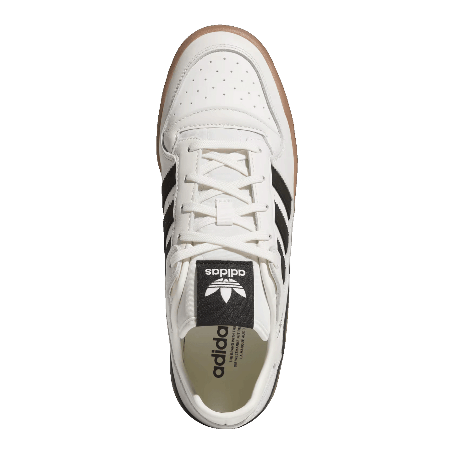 adidas Forum Low Cloud White Black Gum Oben JQ0209
