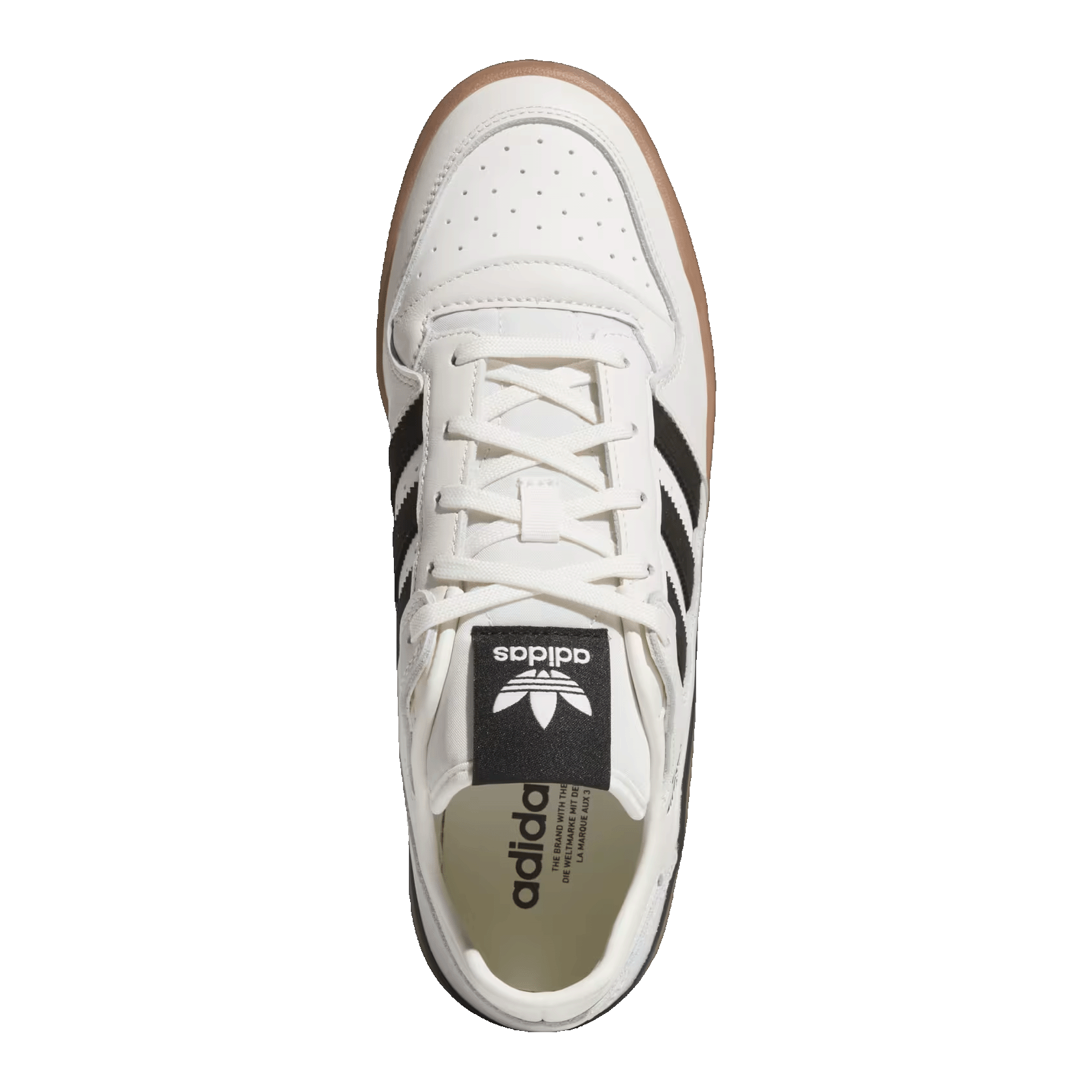 adidas Forum Low Cloud White Black Gum Oben JQ0209
